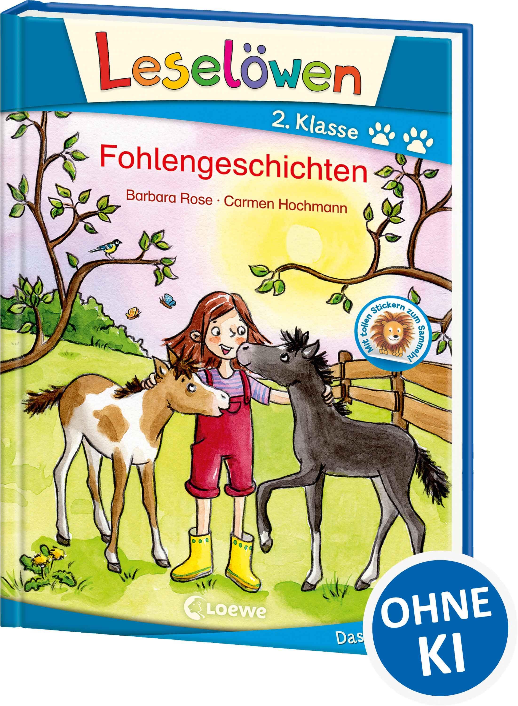 Vorderes Coverbild Leselöwen 2. Klasse - Fohlengeschichten