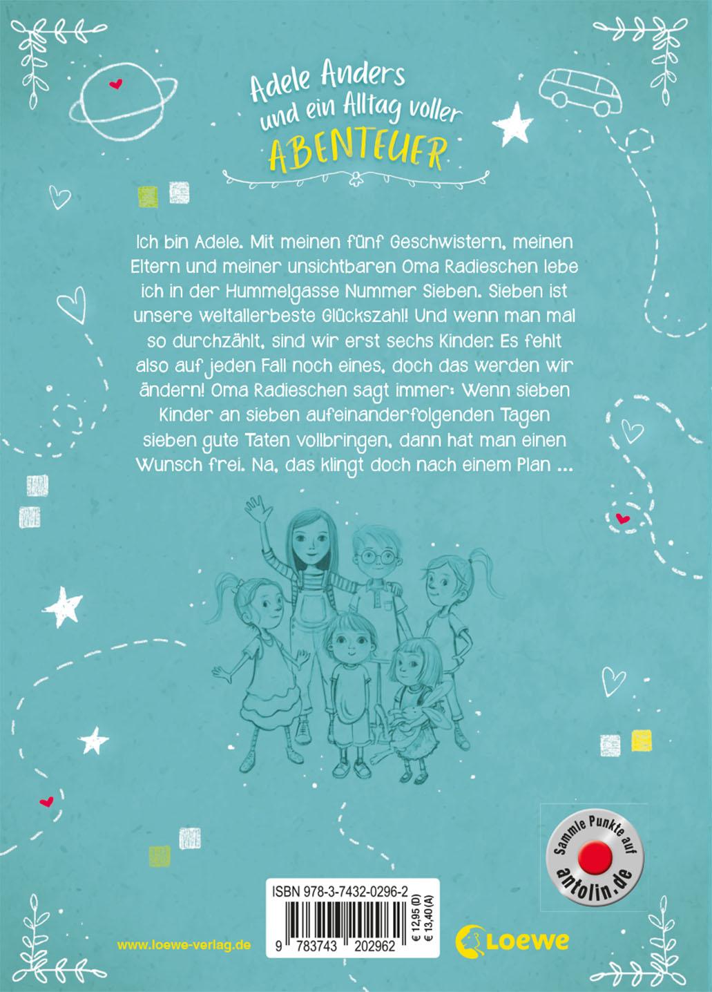 Rückseitencover Adele möchte die Welt umarmen (Band 1)