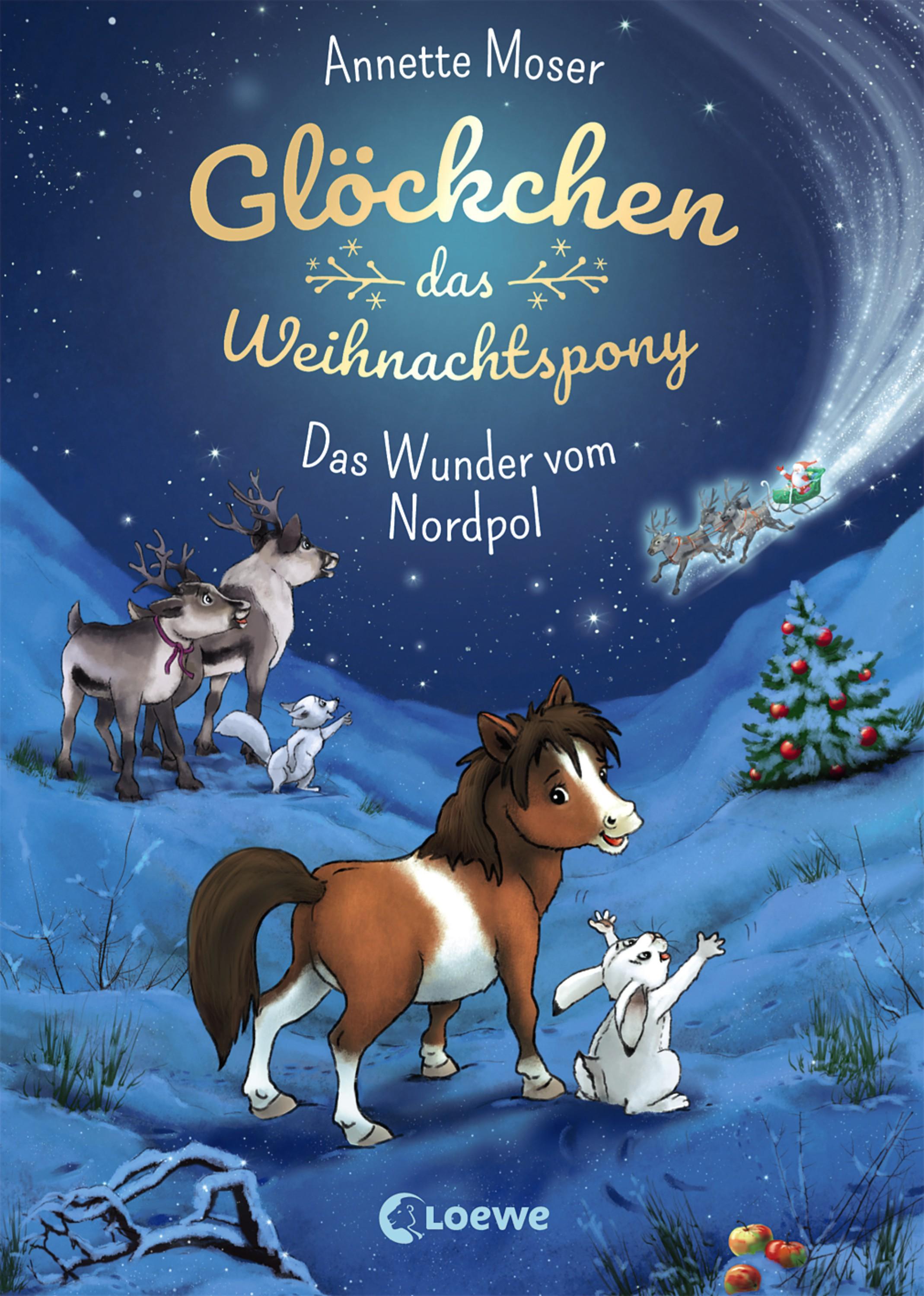 Vorderes Coverbild Glöckchen, das Weihnachtspony (Band 1) - Das Wunder vom Nordpol