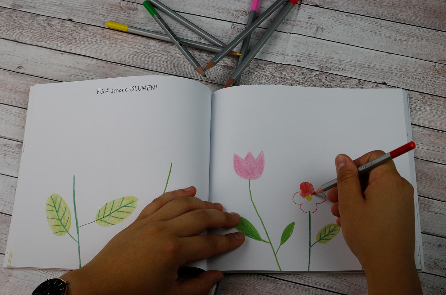 Beispielinhalt (Bild) Mein buntes Kritzel-Malbuch (Elefant)