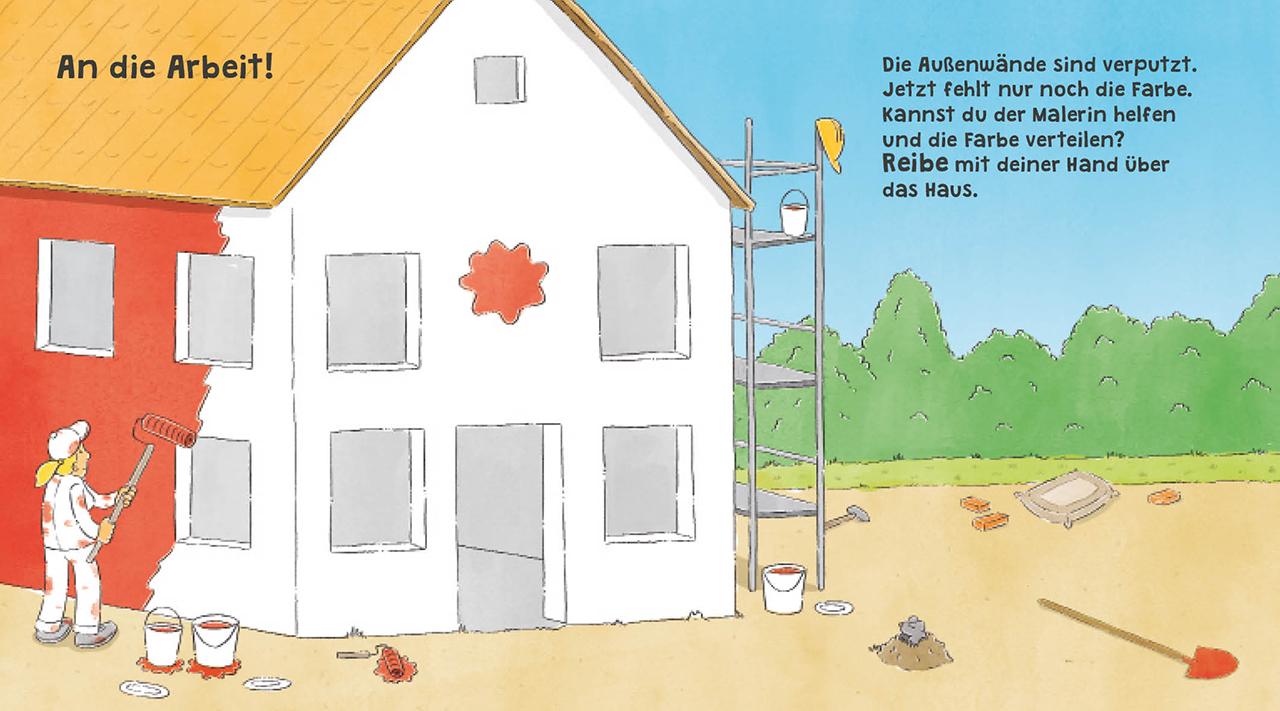 Beispielinhalt (Bild) Was machen wir auf der Baustelle?