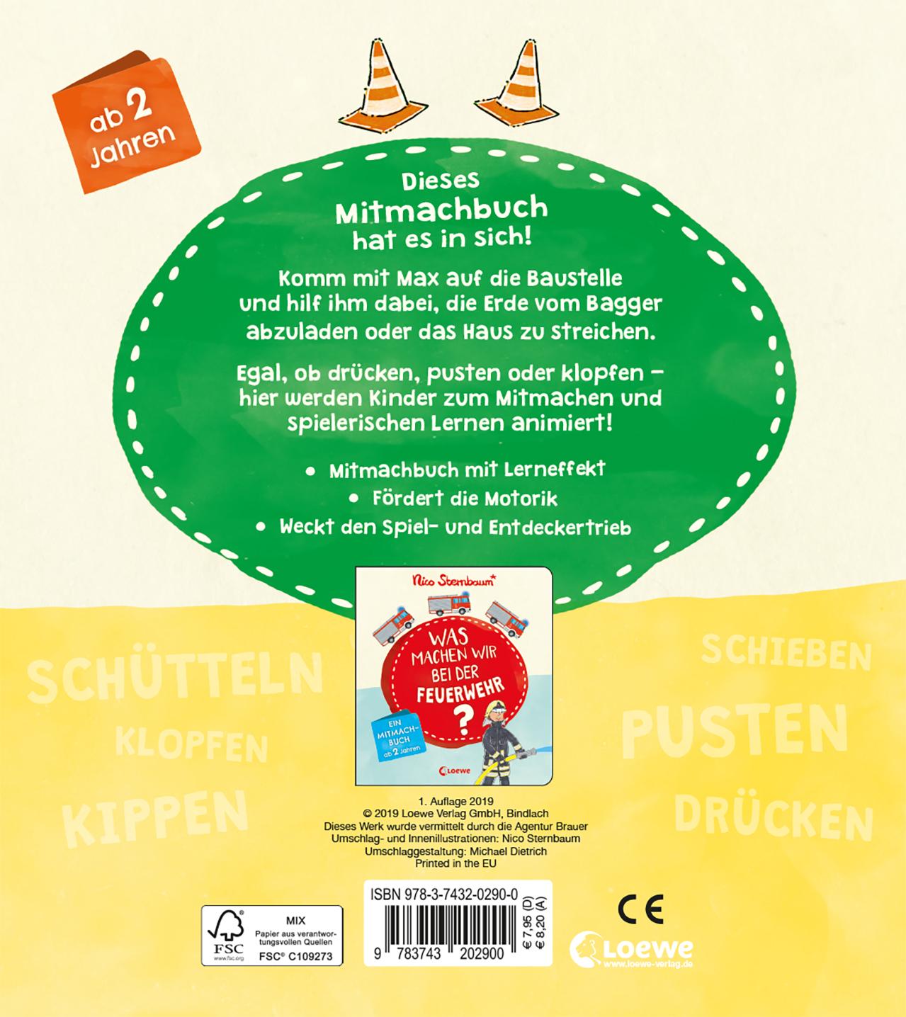 Rückseitencover Was machen wir auf der Baustelle?