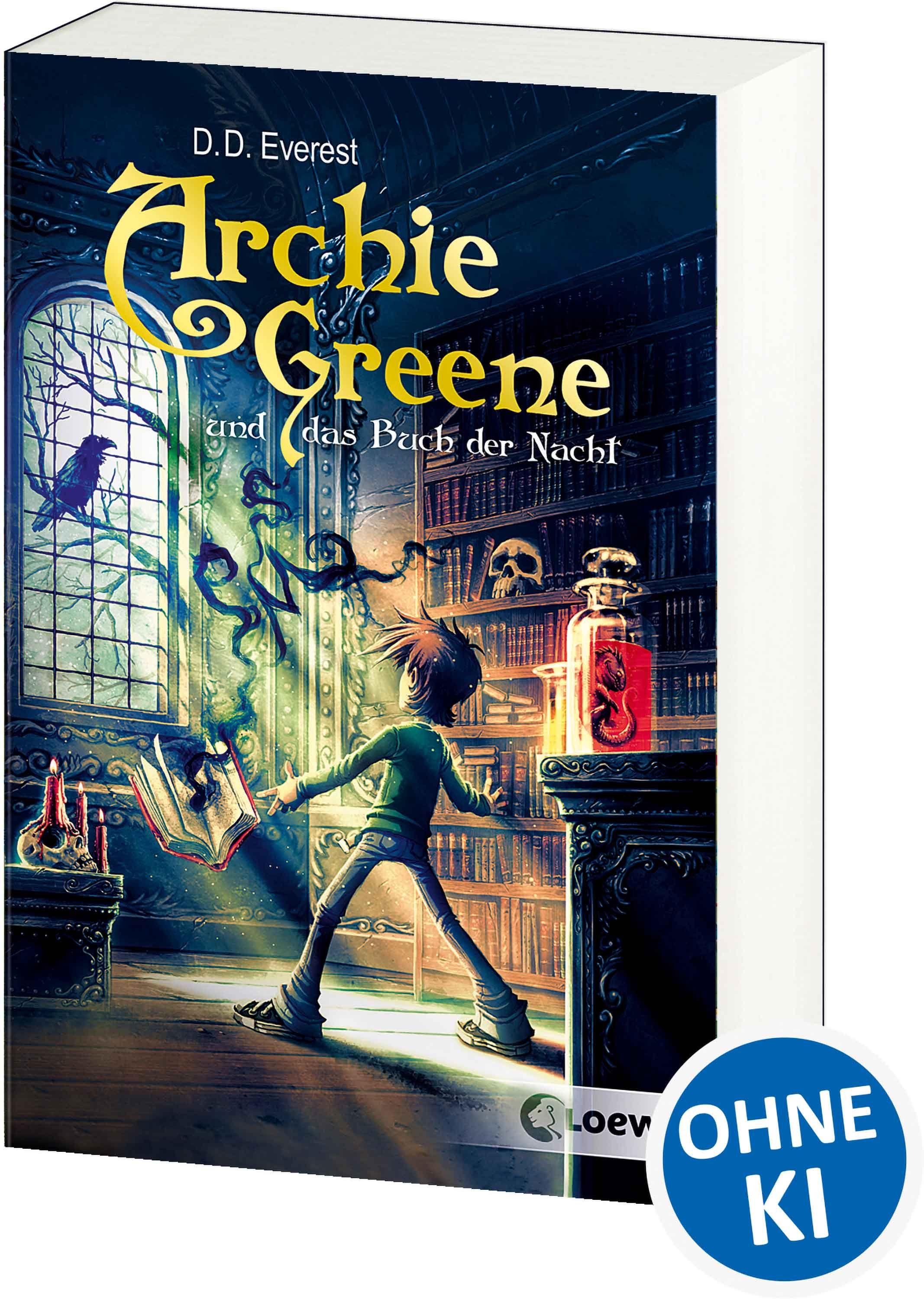 Vorderes Coverbild Archie Greene und das Buch der Nacht (Band 3)