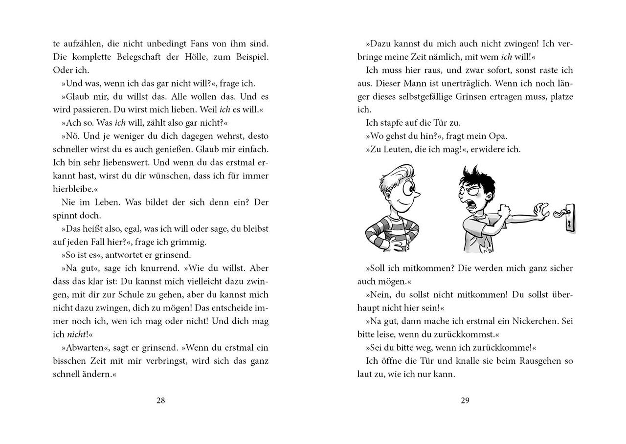 Beispielinhalt (Bild) Luzifer junior (Band 6) - Schule ist die Hölle