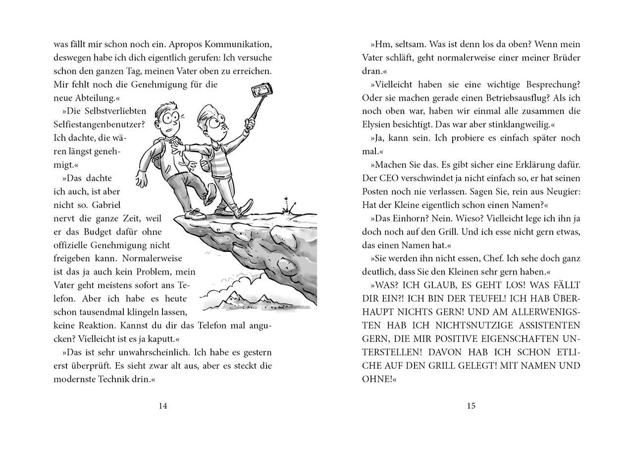 Beispielinhalt (Bild) Luzifer junior (Band 6) - Schule ist die Hölle