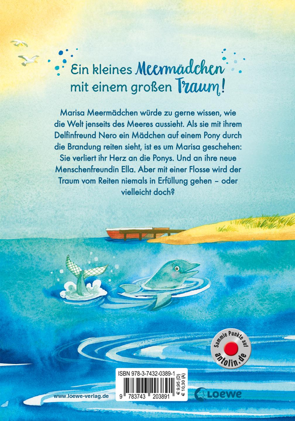 Rückseitencover Marisa Meermädchen (Band 1) - Der Traum vom Reiten