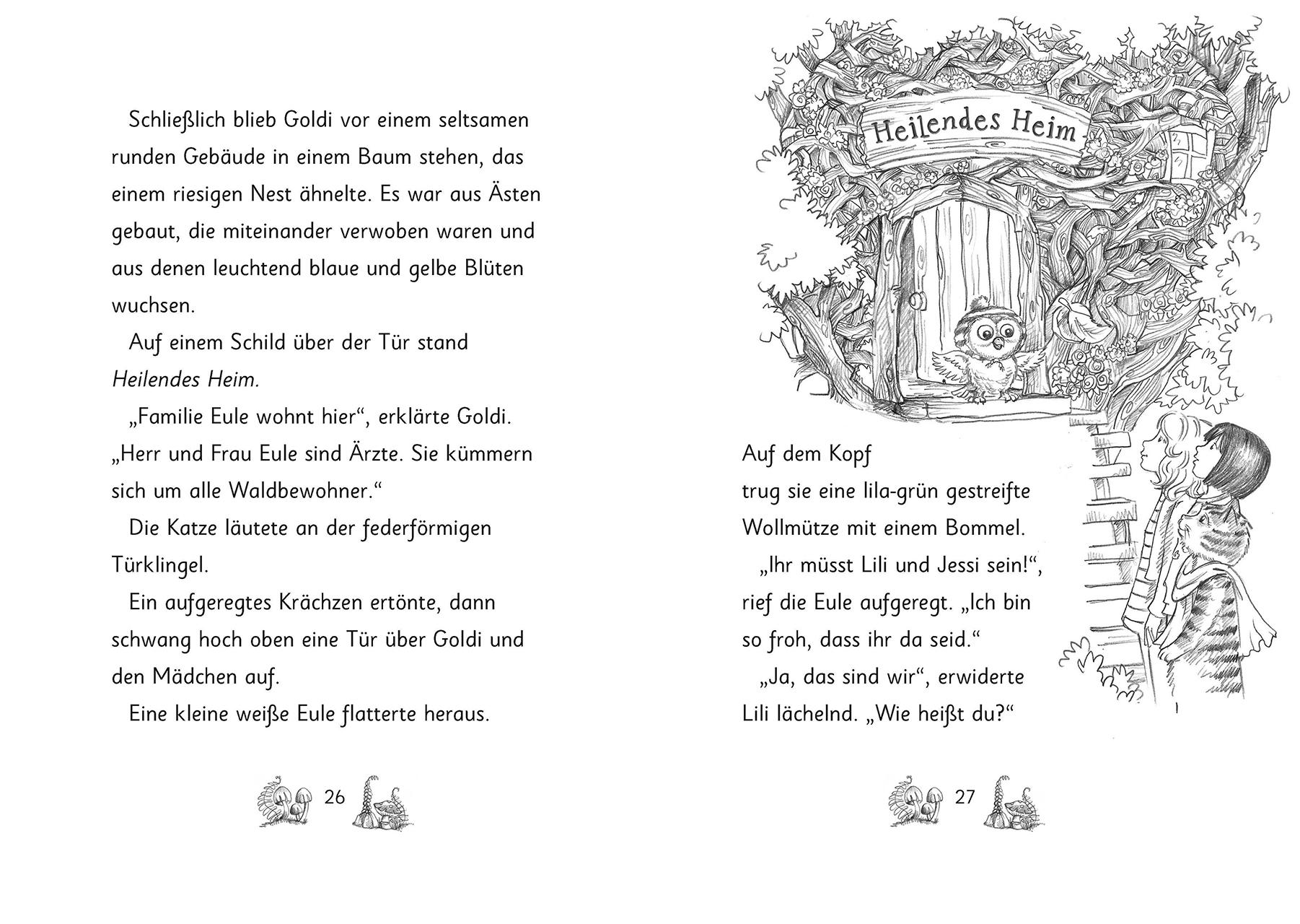 Beispielinhalt (Bild) Die magischen Tierfreunde 11 - Emma Eule und der Zauberbaum