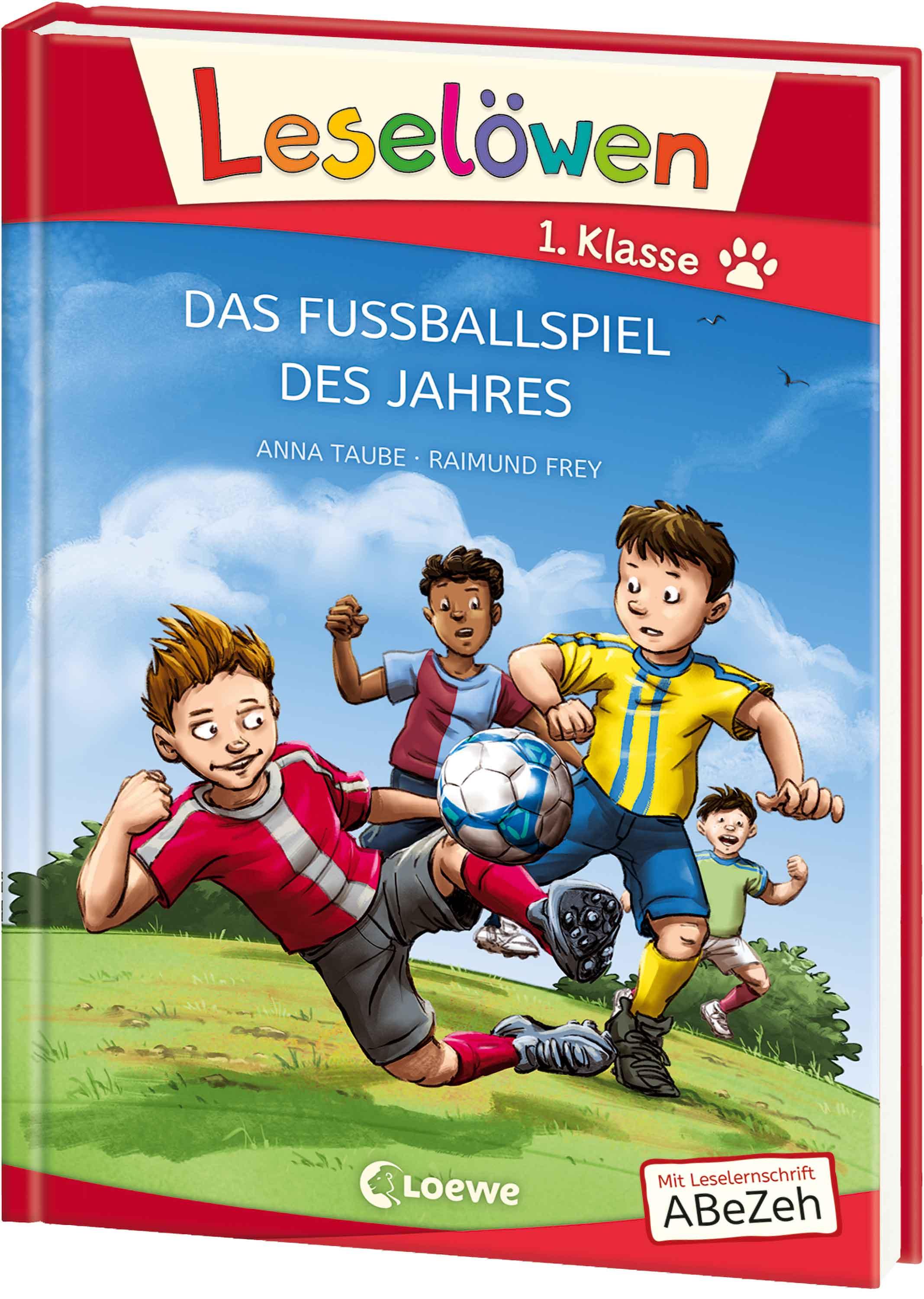 Vorderes Coverbild Leselöwen 1. Klasse - Das Fußballspiel des Jahres