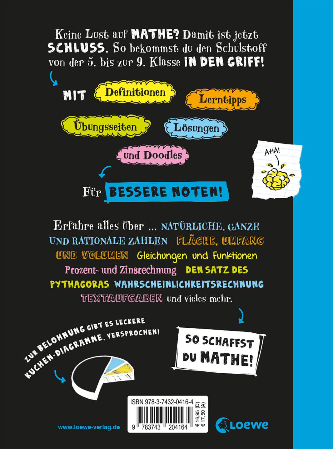 Rückseitencover Big Fat Notebook - Alles, was du für Mathe brauchst