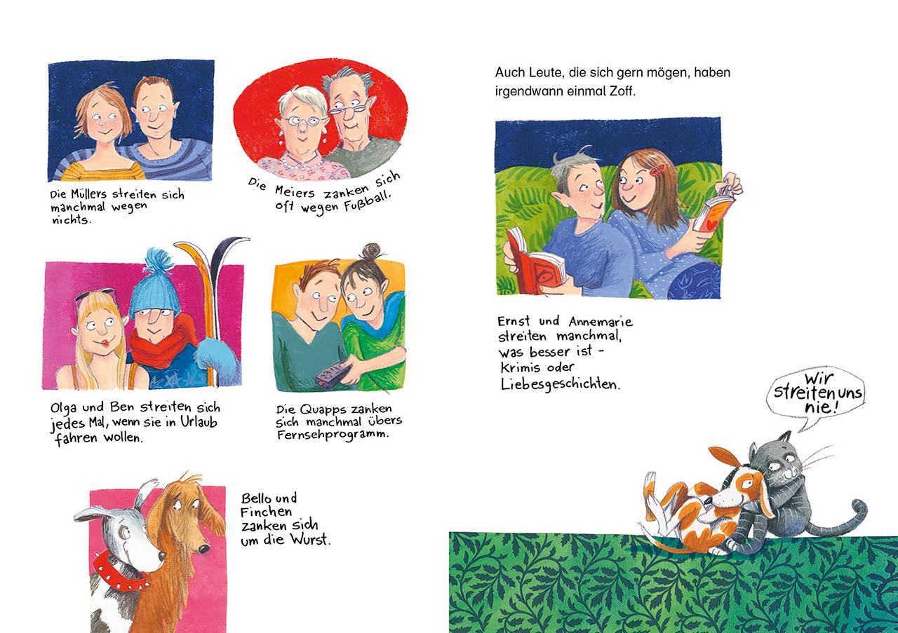 Beispielinhalt (Bild) Mein erstes Buch der Gefühle - Von Wut, Streit und Gummibärchen