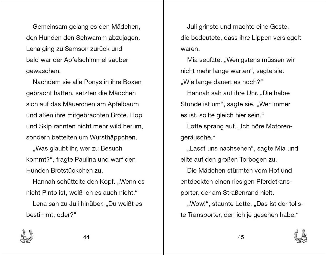 Beispielinhalt (Bild) Ponyhof Apfelblüte (Band 14) - Paulinas großer Traum