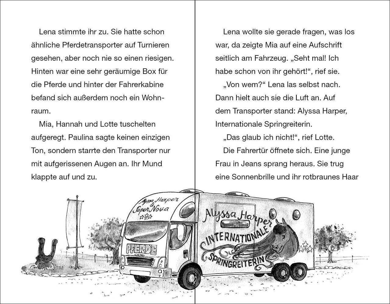 Beispielinhalt (Bild) Ponyhof Apfelblüte (Band 14) - Paulinas großer Traum