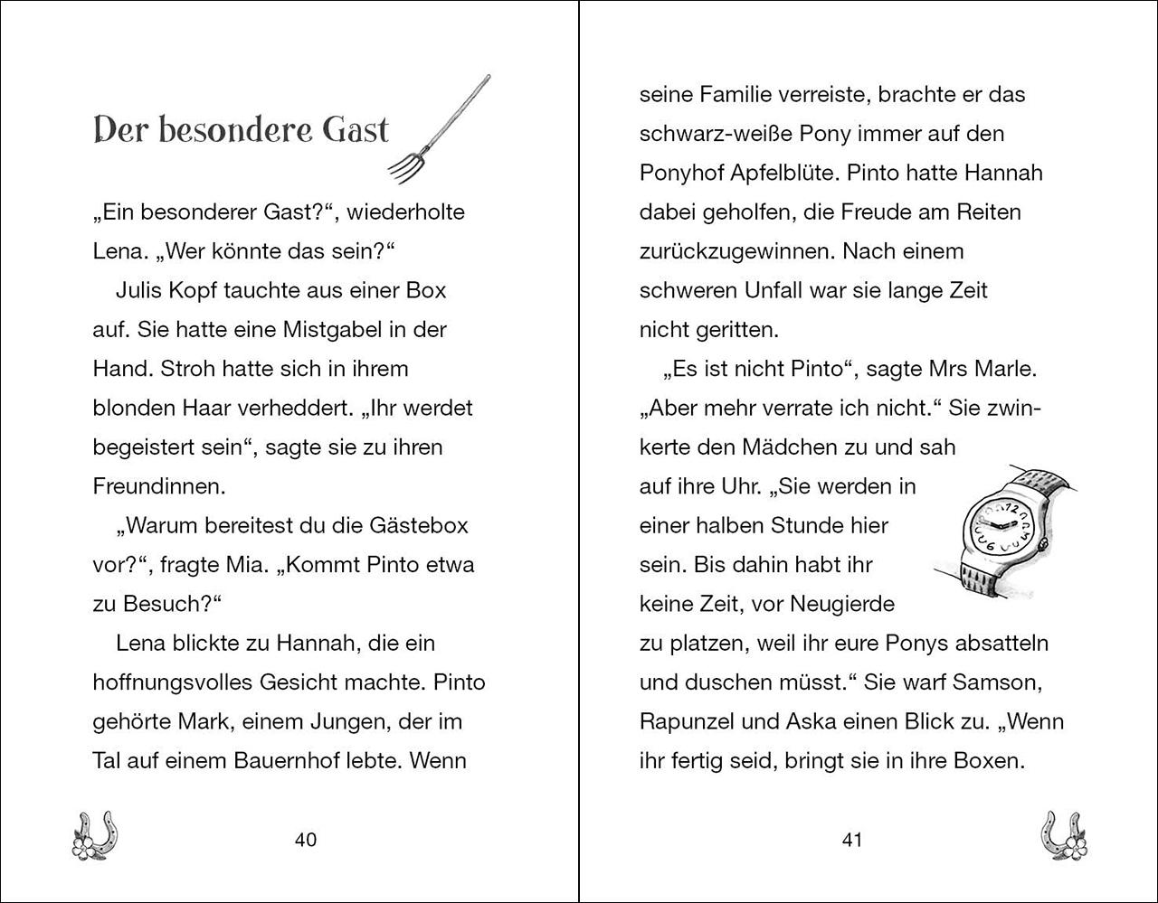 Beispielinhalt (Bild) Ponyhof Apfelblüte (Band 14) - Paulinas großer Traum