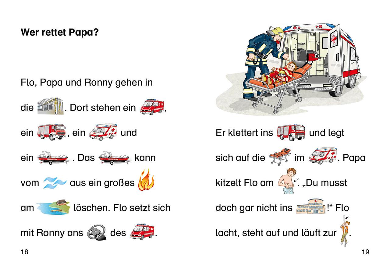 Beispielinhalt (Bild) Bildermaus - Feuerwehrmann für einen Tag