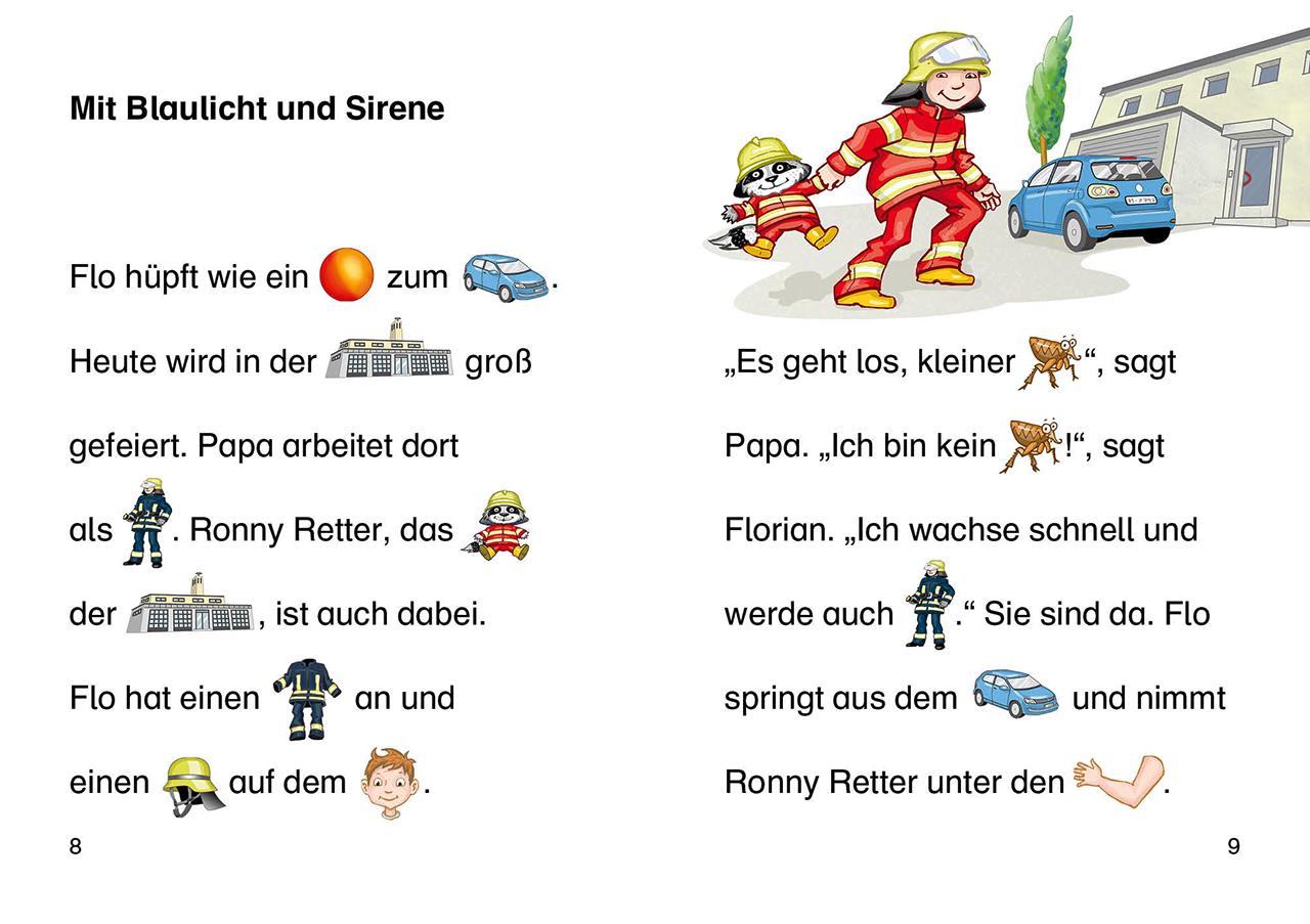 Beispielinhalt (Bild) Bildermaus - Feuerwehrmann für einen Tag