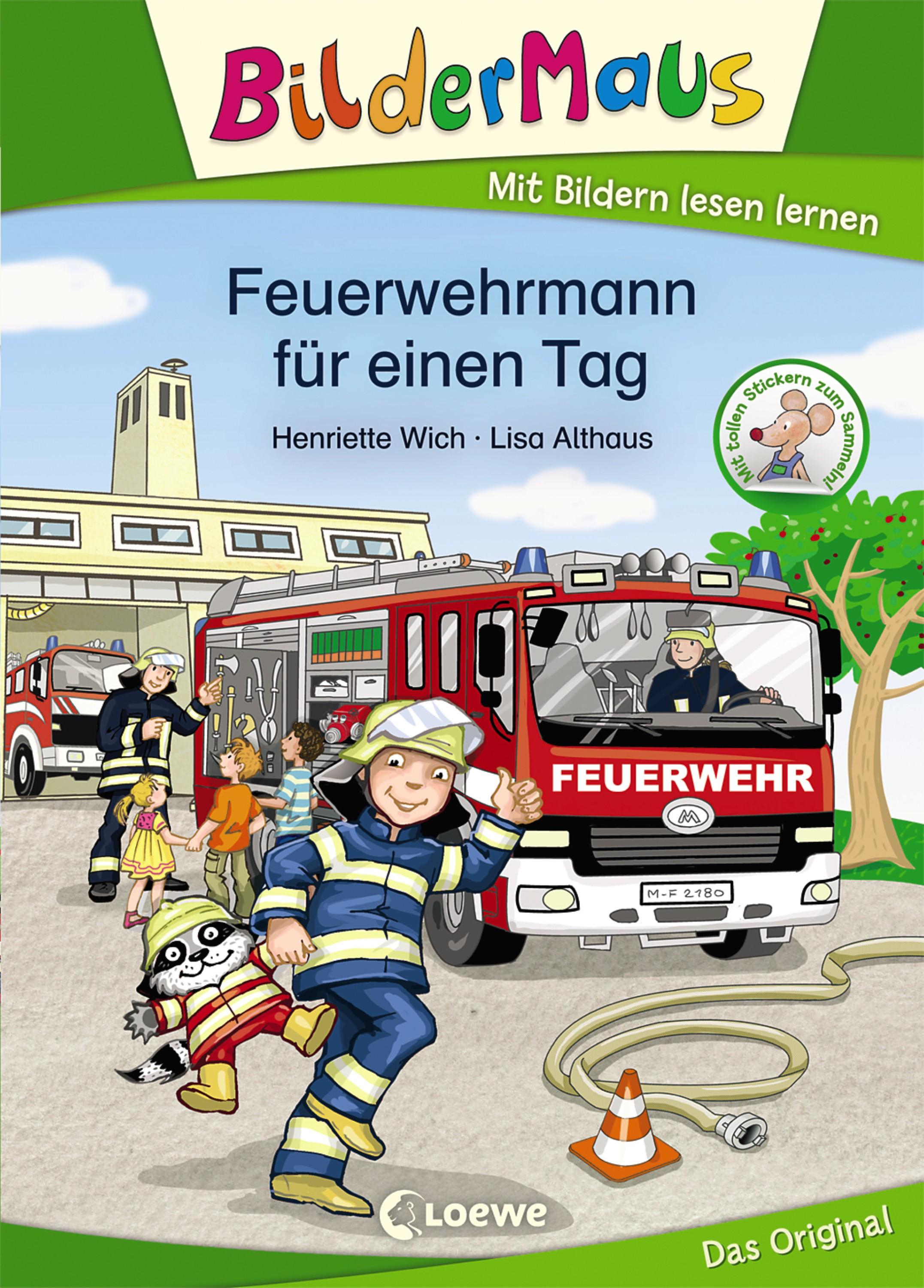 Vorderes Coverbild Bildermaus - Feuerwehrmann für einen Tag