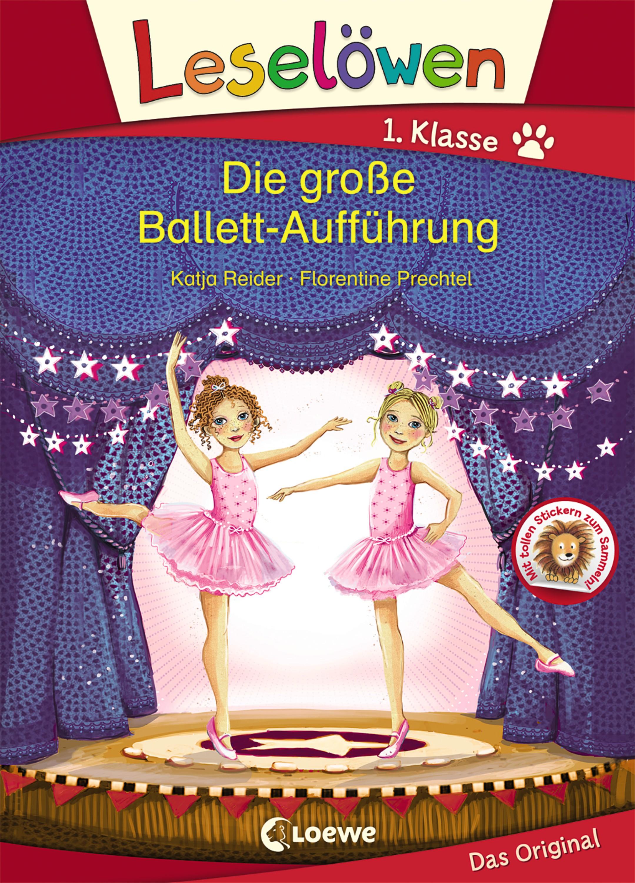 Vorderes Coverbild Leselöwen 1. Klasse - Die große Ballett-Aufführung
