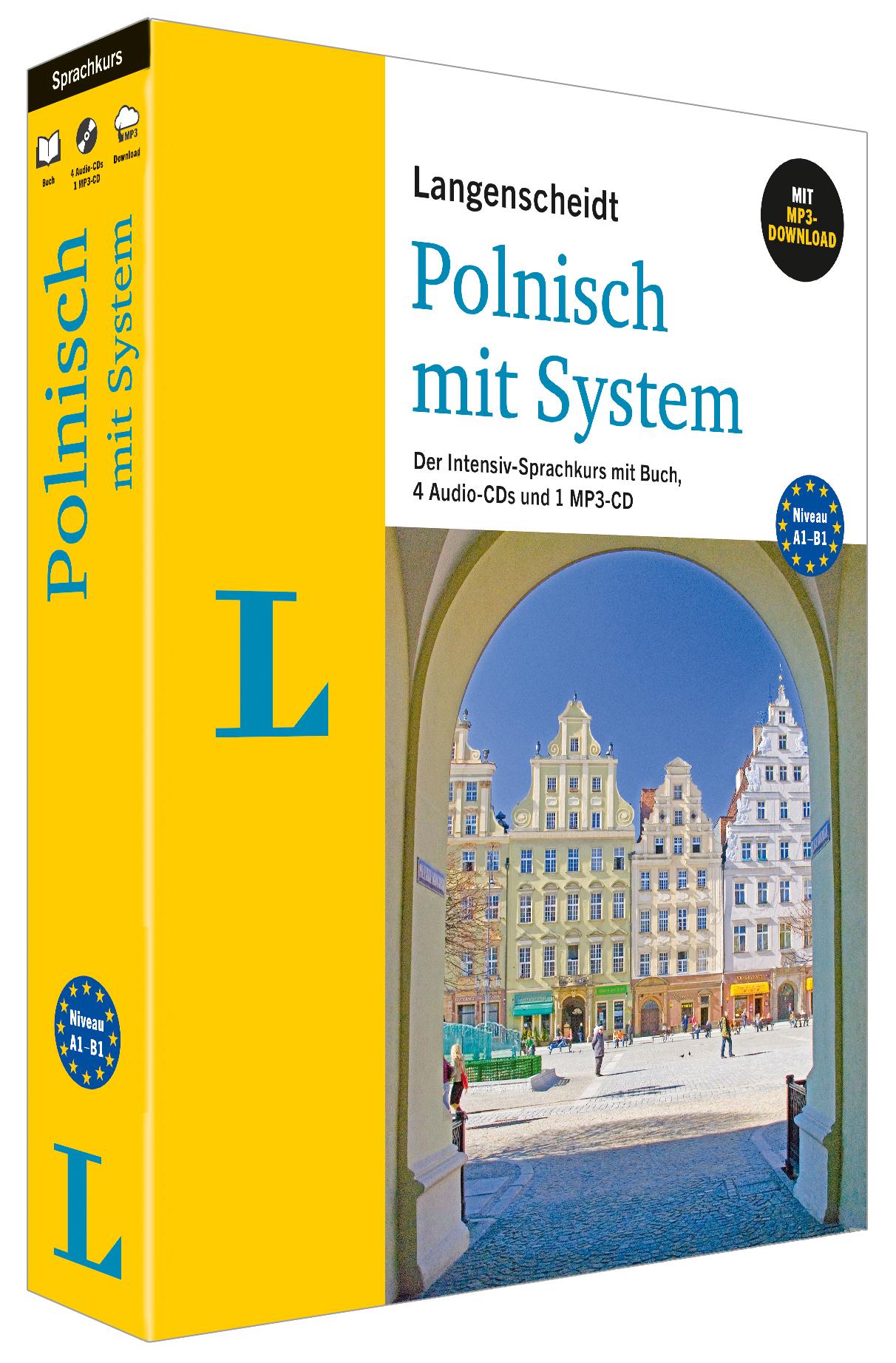 Vorderes Coverbild Langenscheidt Polnisch mit System - Sprachkurs für Anfänger und Fortgeschrittene