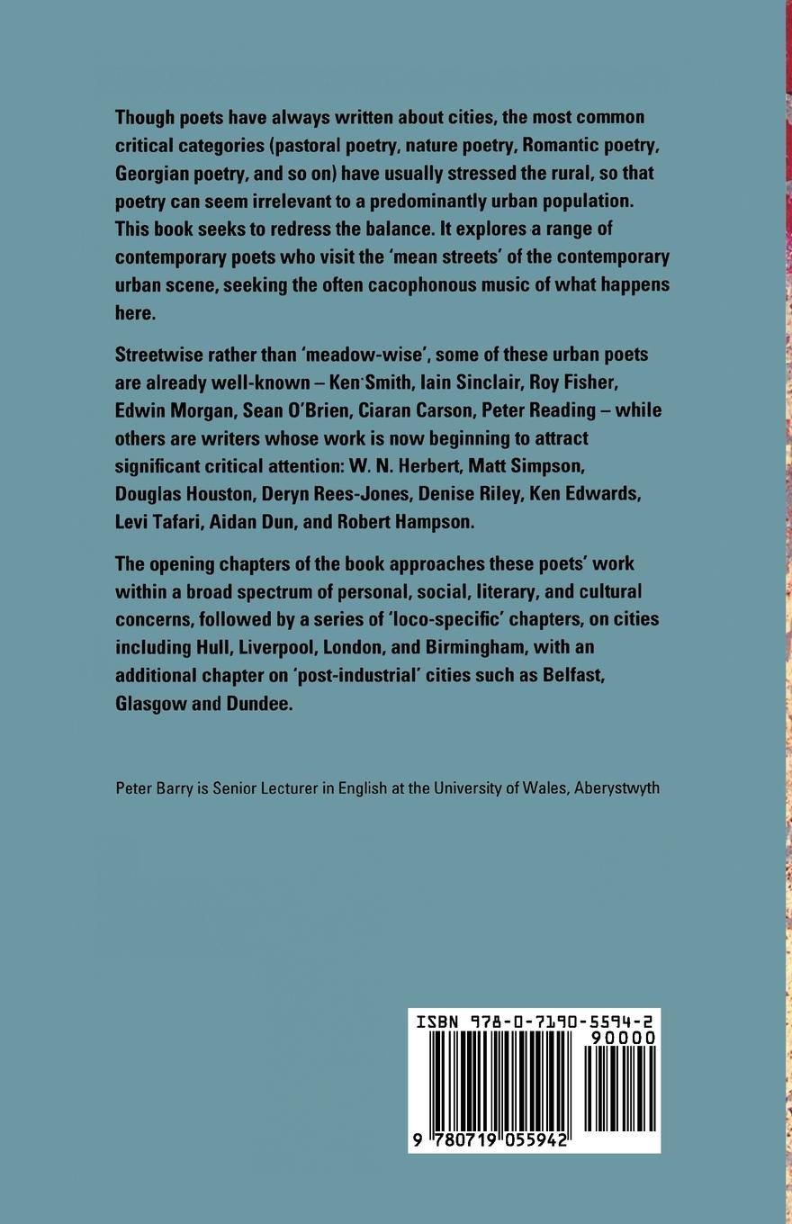 Rückseitencover Contemporary British poetry and the city