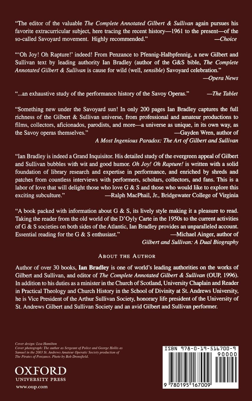 Rückseitencover Oh Joy! Oh Rapture!