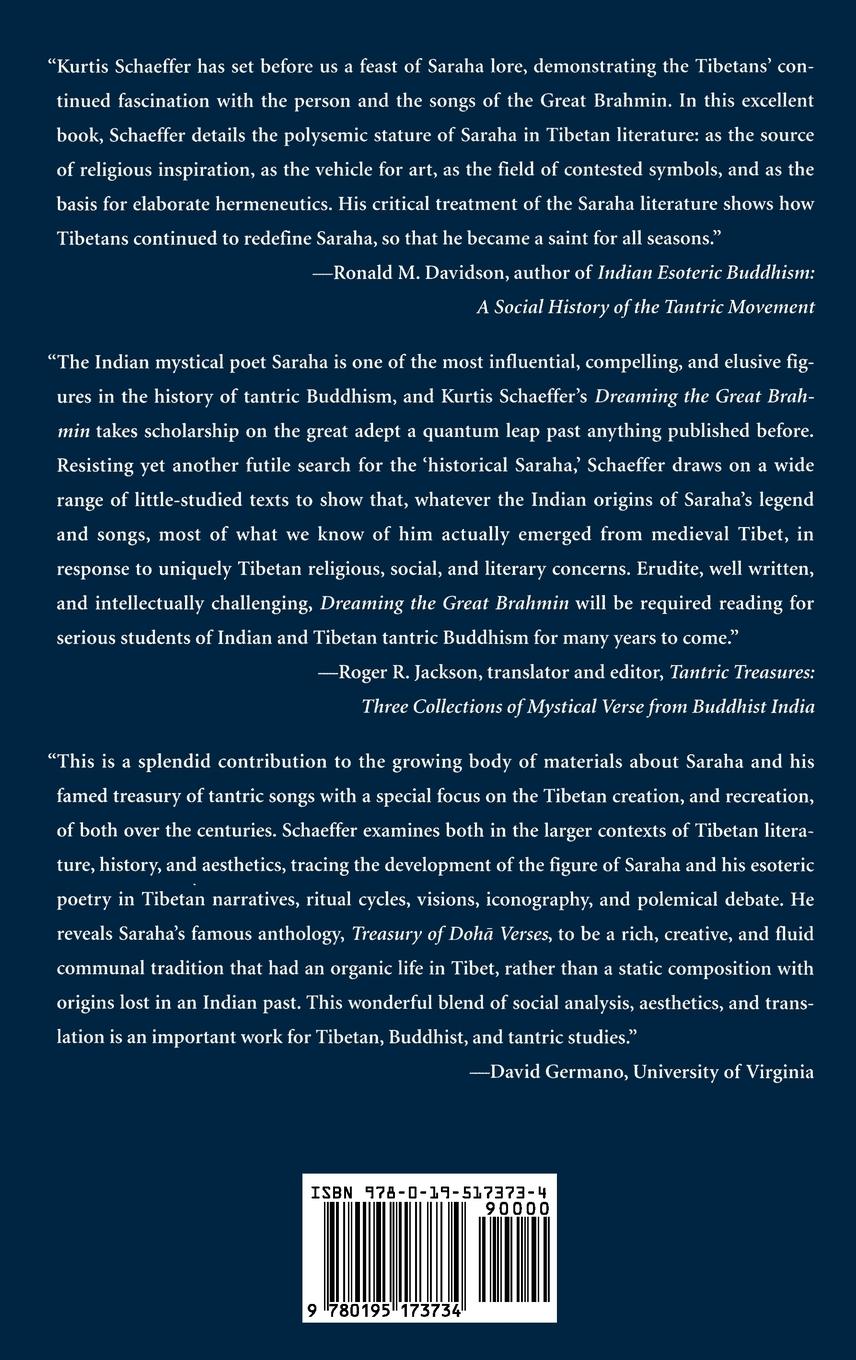 Rückseitencover Dreaming the Great Brahmin