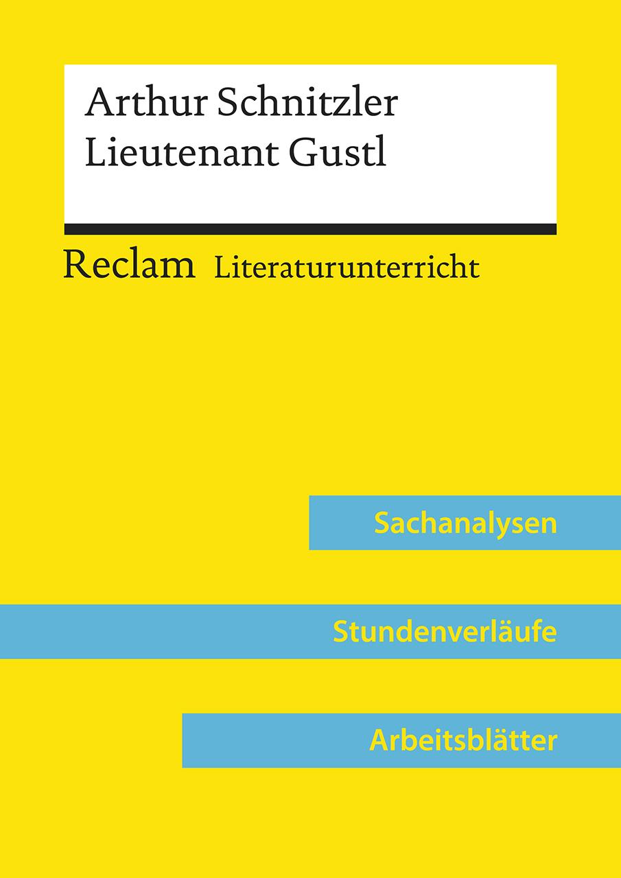 Vorderes Coverbild Arthur Schnitzler: Lieutenant Gustl  (Lehrerband)