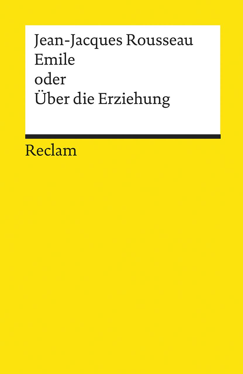 Vorderes Coverbild Emile oder Über die Erziehung