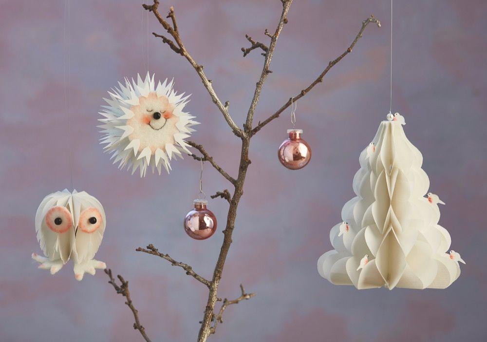 Beispielinhalt (Bild) Weihnachtliche Papiertüten-Deko