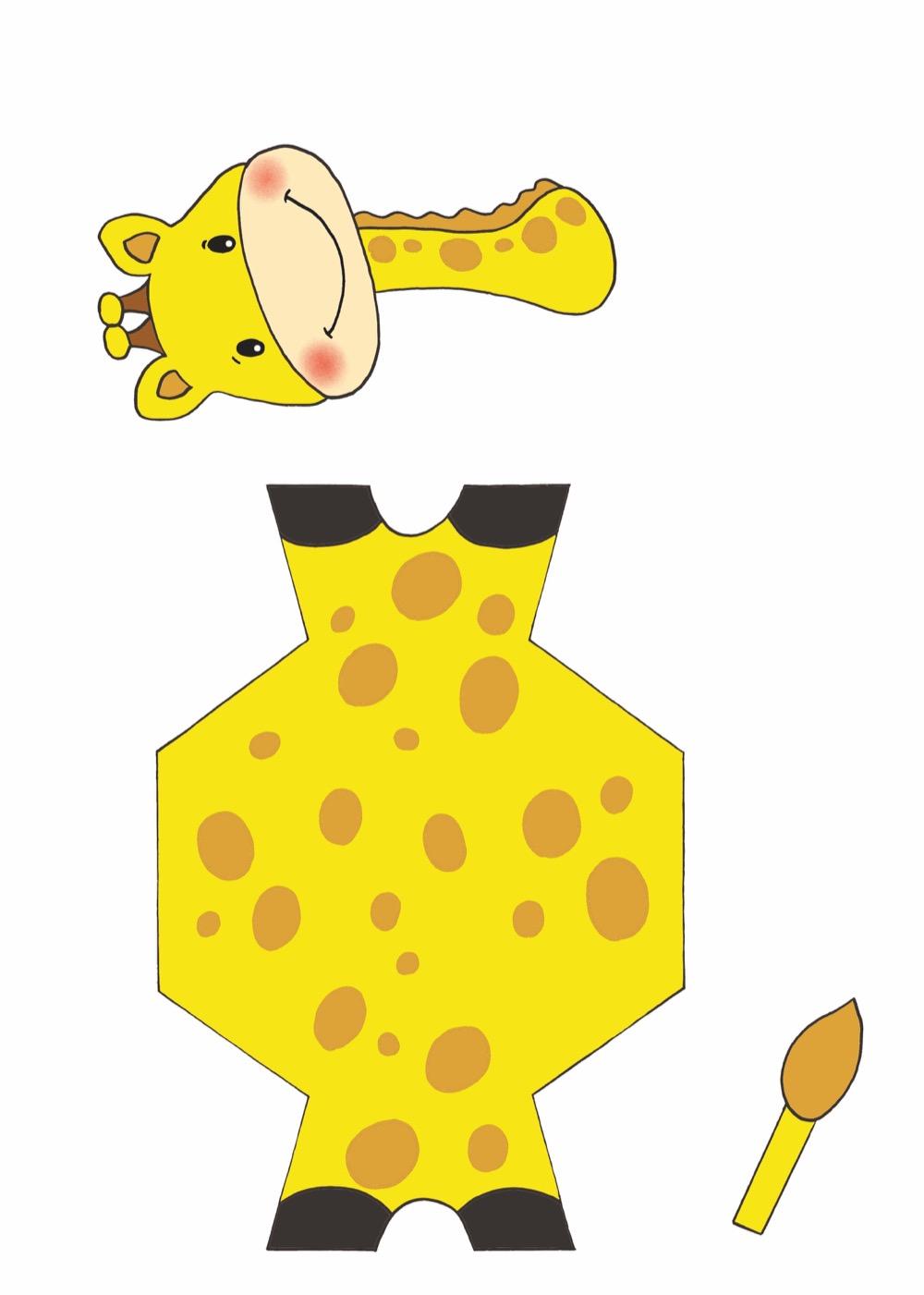 Beispielinhalt (Bild) Das Ausschneide-Bastelbuch Wilde Tiere