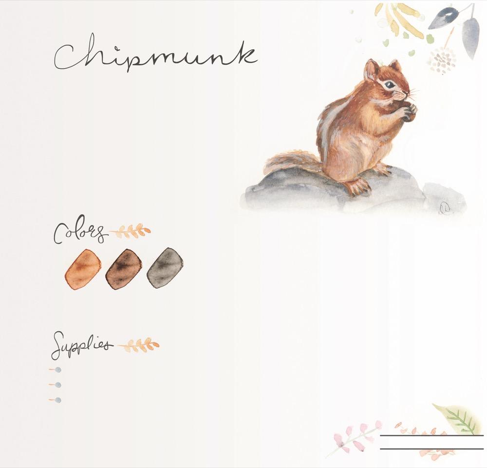 Beispielinhalt (Bild) Das große Aquarell-Praxisbuch. Waldtiere