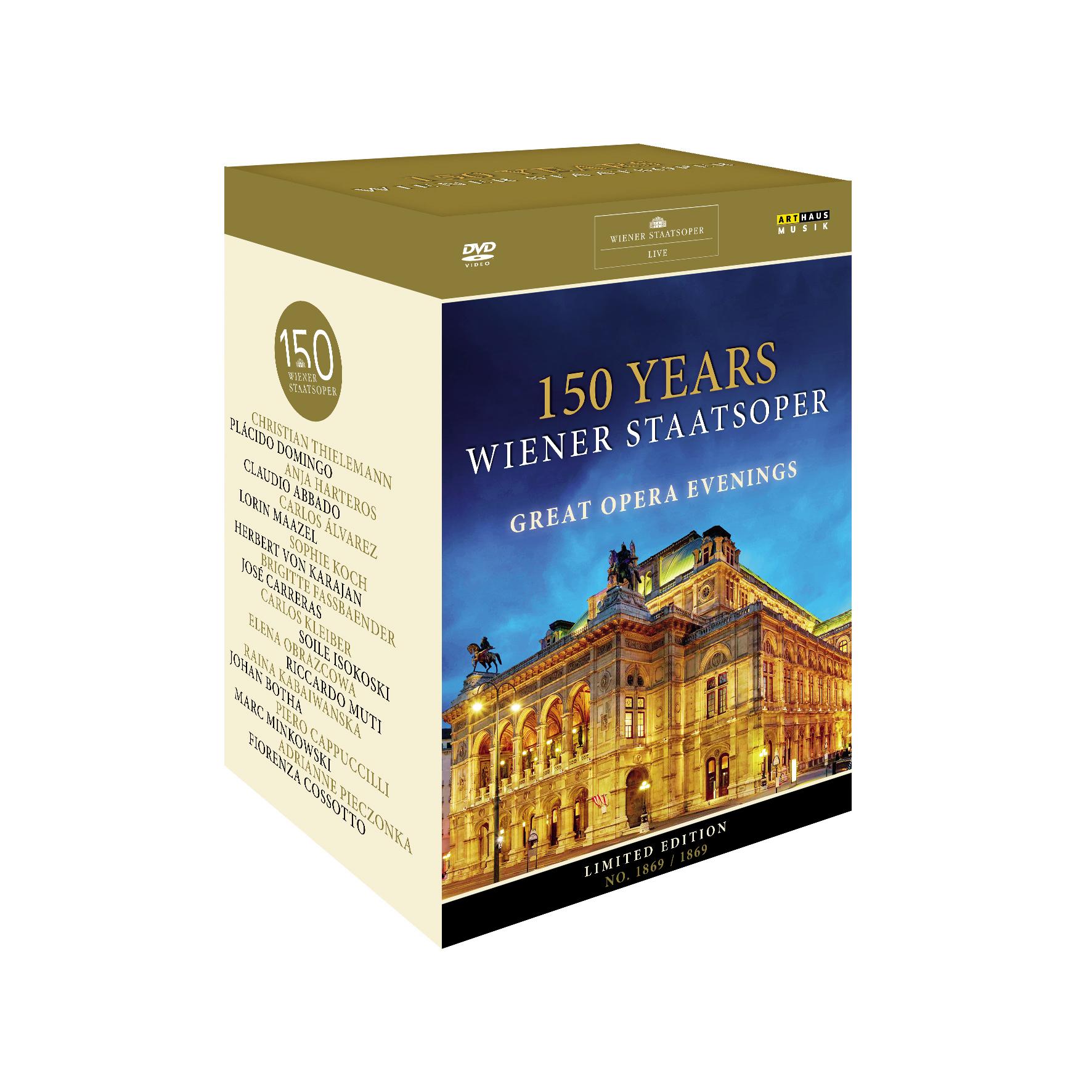 Vorderes Coverbild 150 Years Wiener Staatsoper