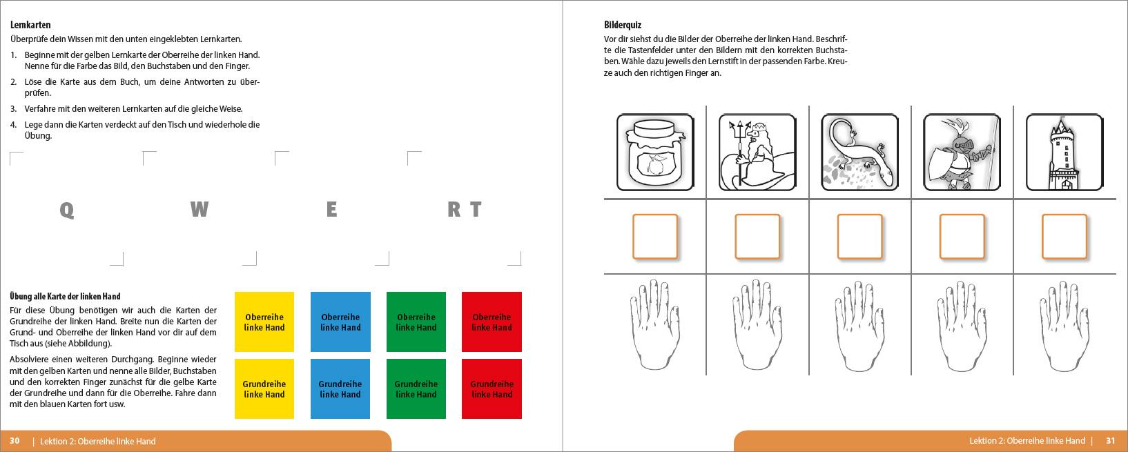 Beispielinhalt (Bild) 10-Finger-Tippen in 3 Stunden