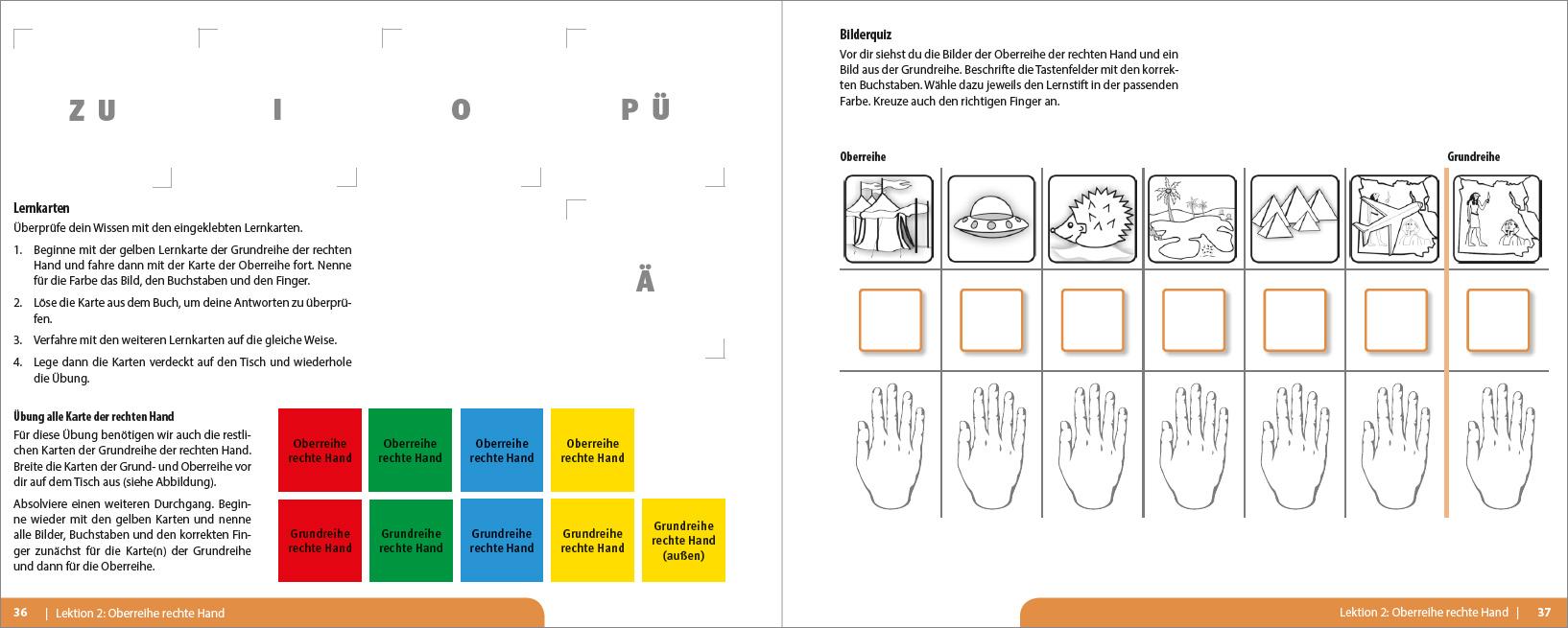 Beispielinhalt (Bild) 10-Finger-Tippen in 3 Stunden