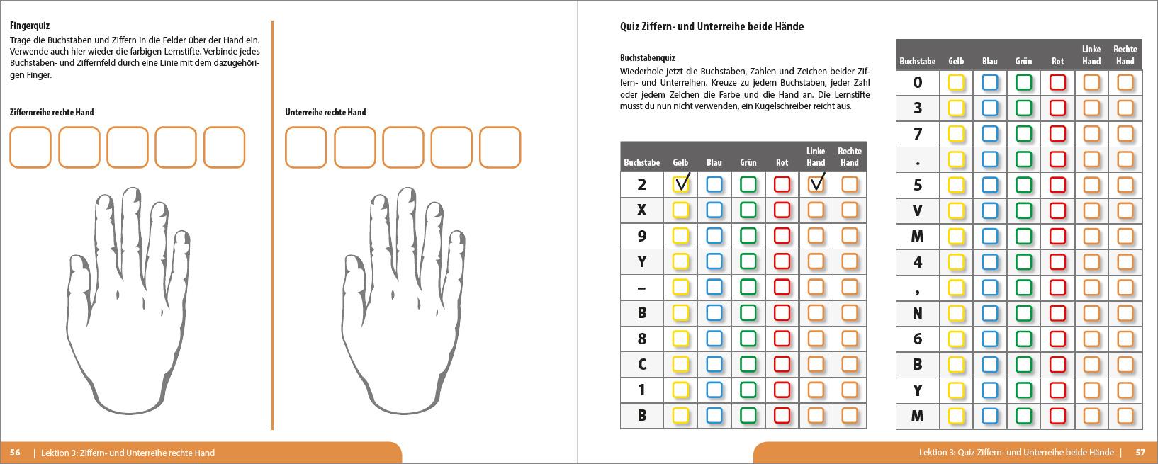 Beispielinhalt (Bild) 10-Finger-Tippen in 3 Stunden