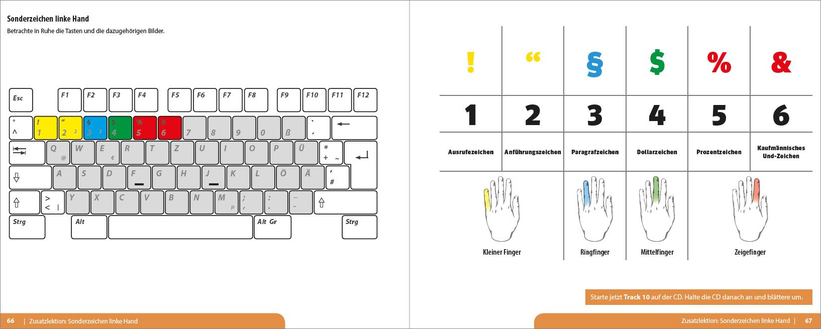 Beispielinhalt (Bild) 10-Finger-Tippen in 3 Stunden