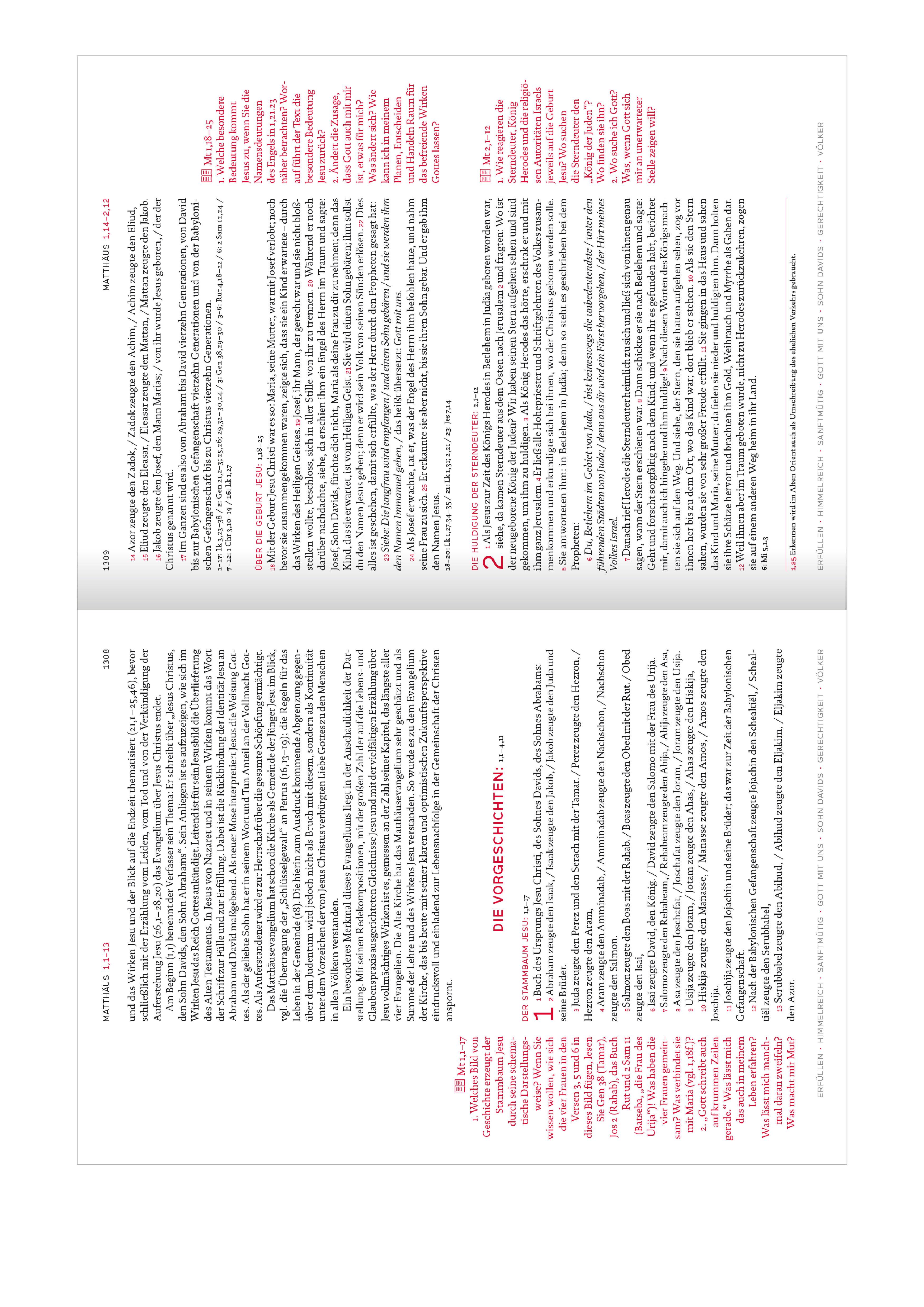 Beispielinhalt (Bild) Lectio divina Neues Testament