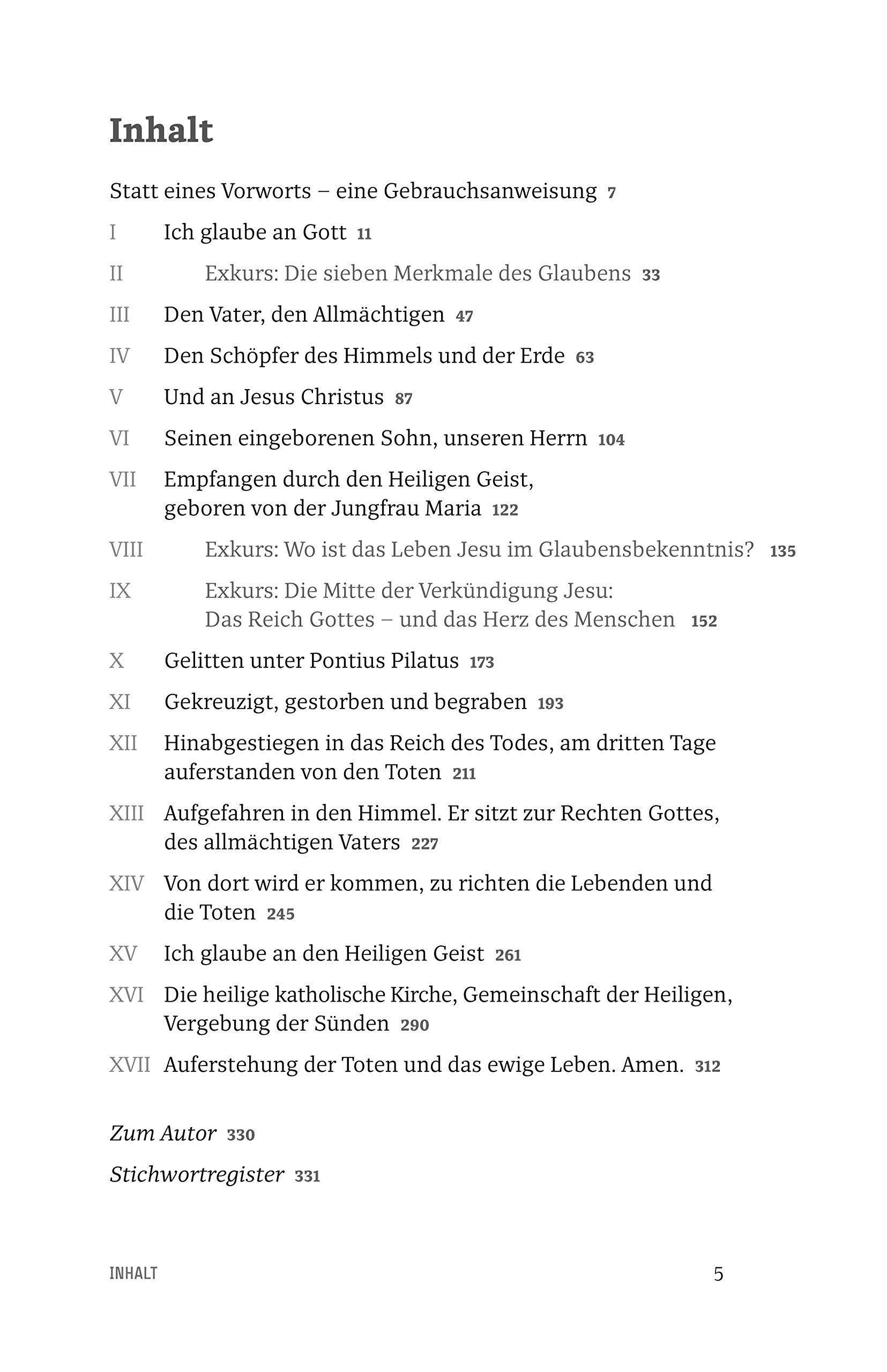 Beispielinhalt (Bild) Credo