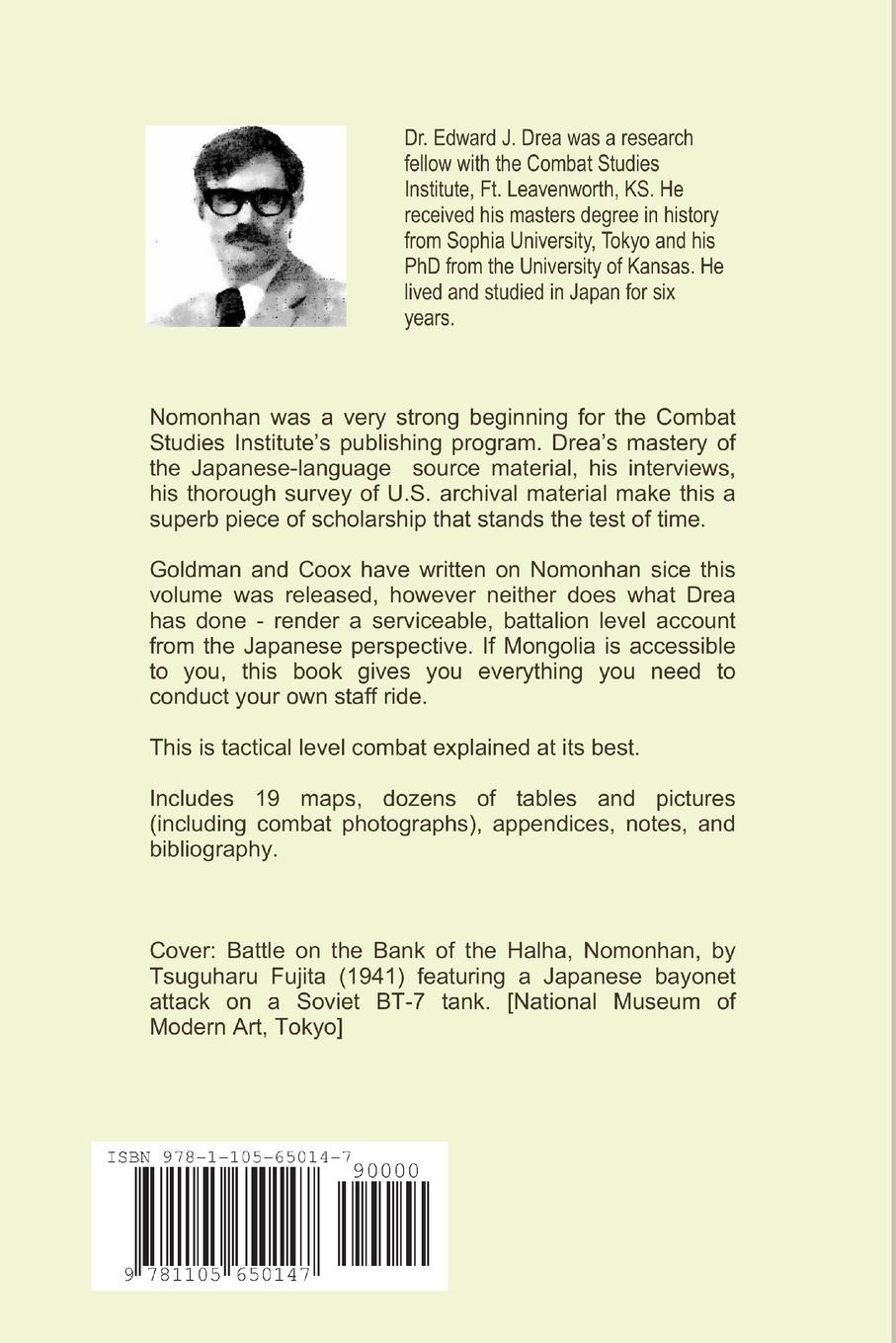 Rückseitencover Nomonhan