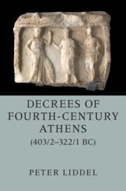 Vorderes Coverbild Decrees of Fourth-Century Athens (403/2-322/1 Bc) 2 Hardback Volume Set