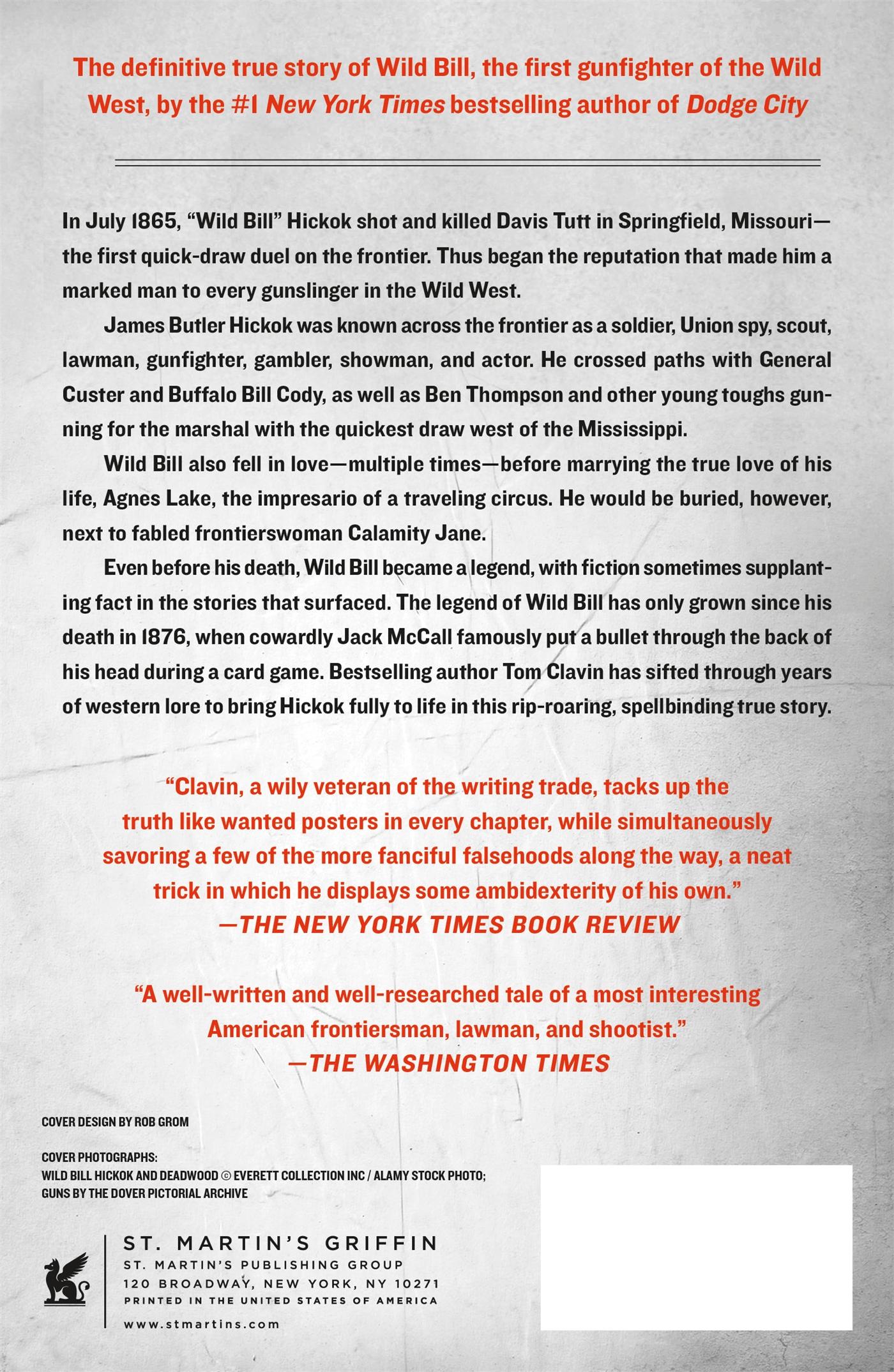 Rückseitencover Wild Bill