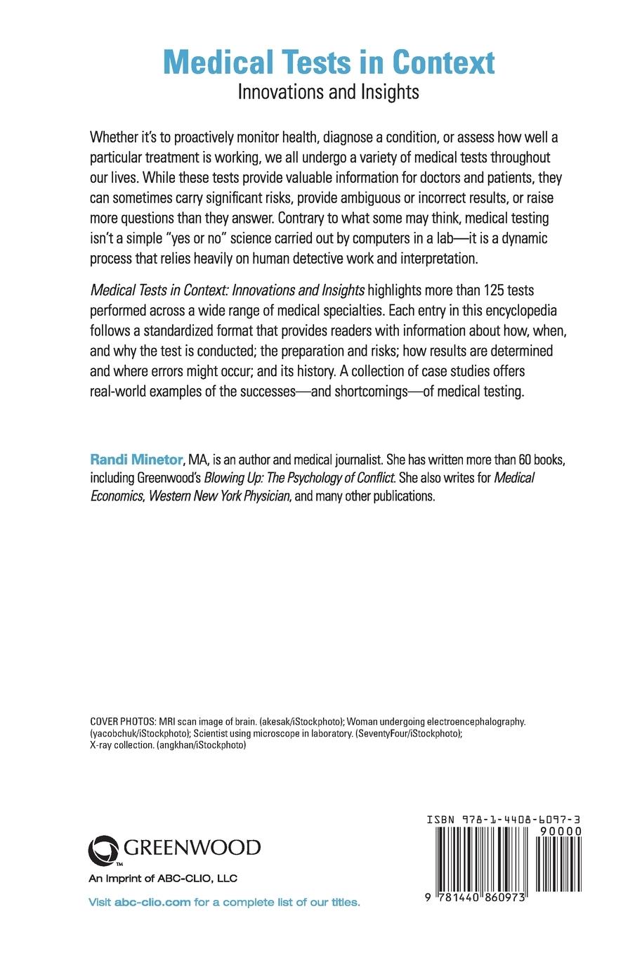 Rückseitencover Medical Tests in Context