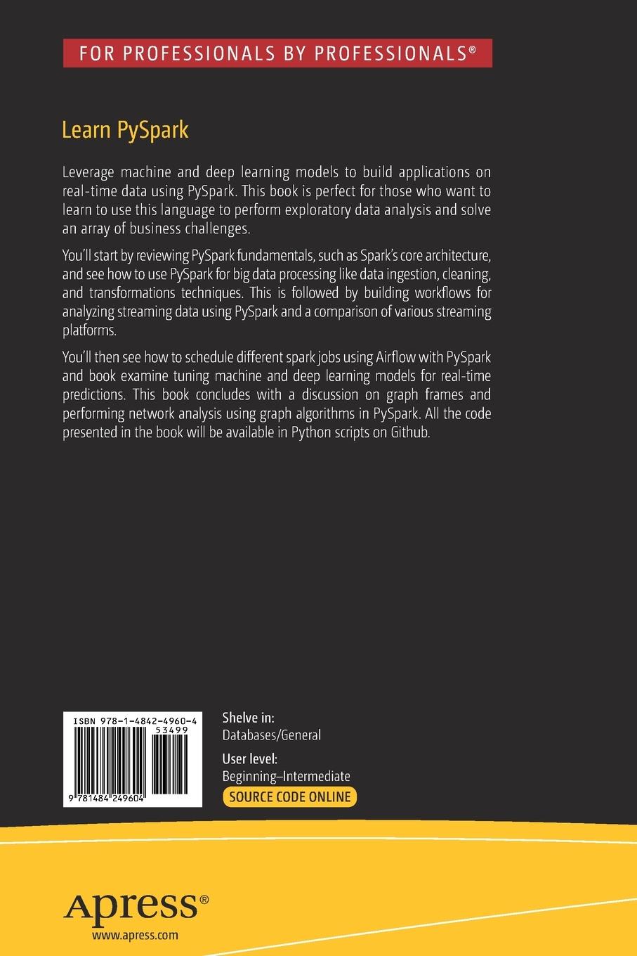 Rückseitencover Learn PySpark