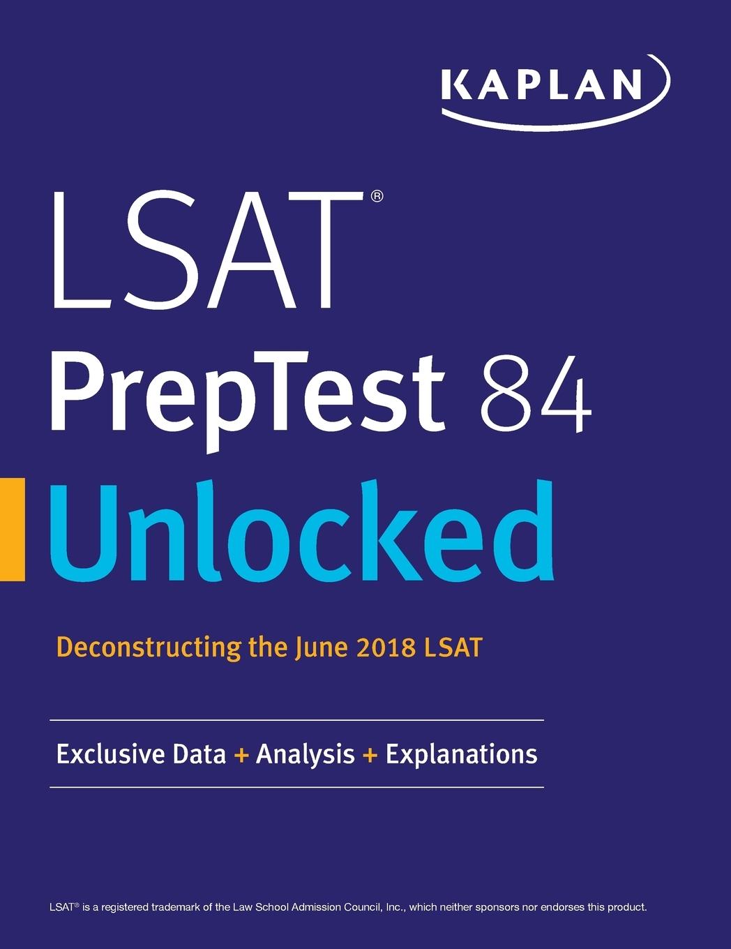 Vorderes Coverbild LSAT PrepTest 84 Unlocked