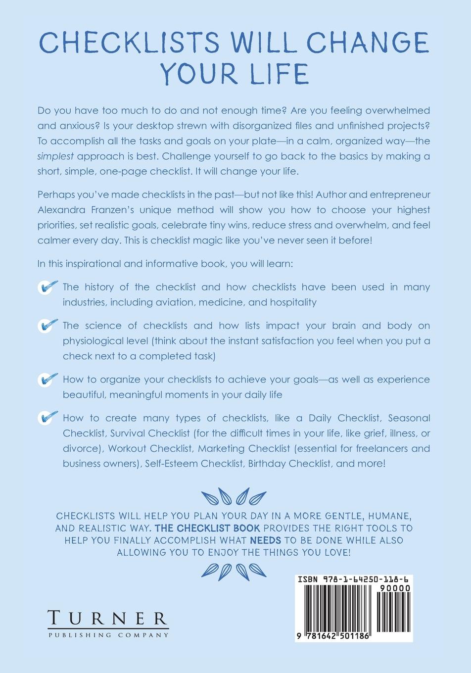 Rückseitencover The Checklist Book