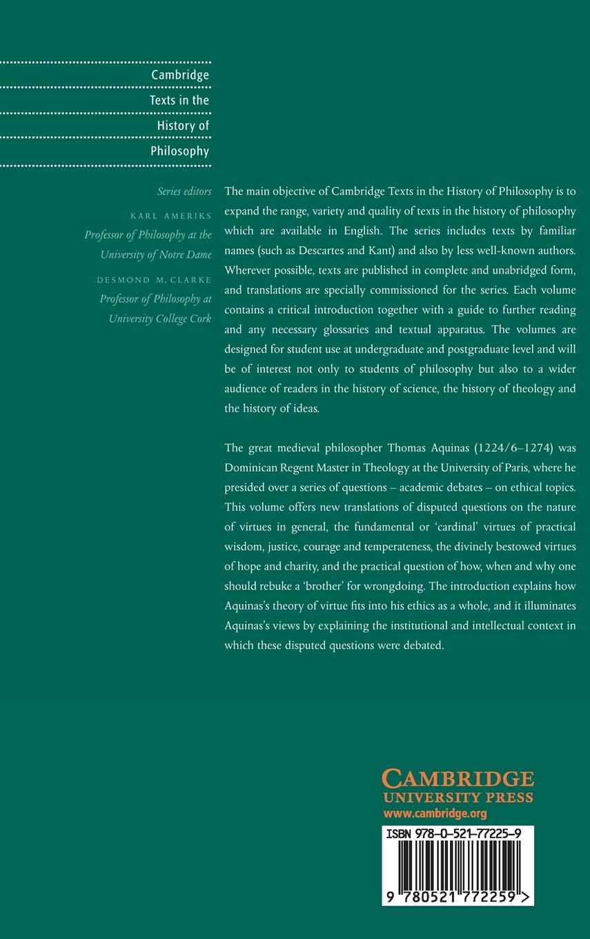 Rückseitencover Thomas Aquinas