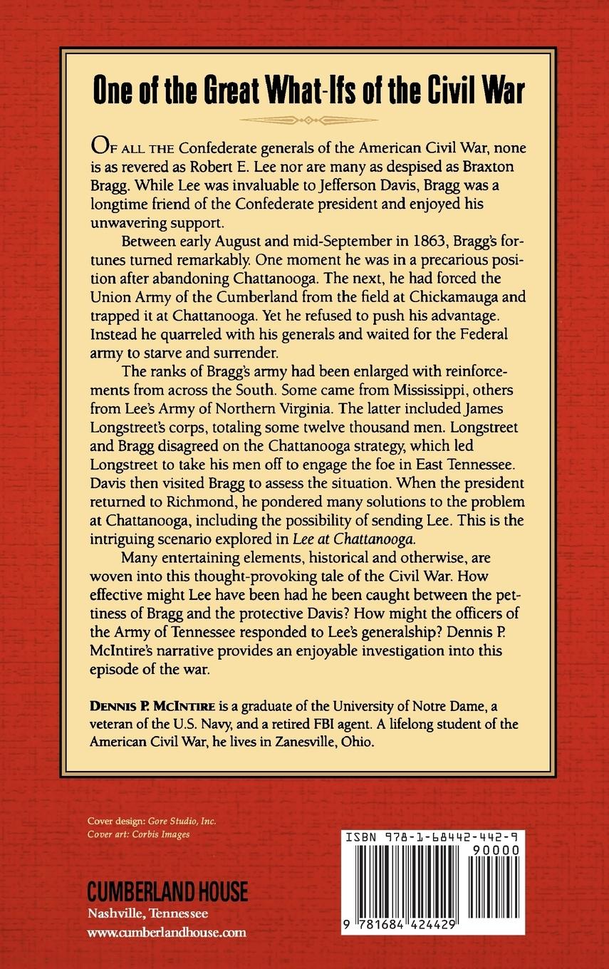 Rückseitencover Lee at Chattanooga