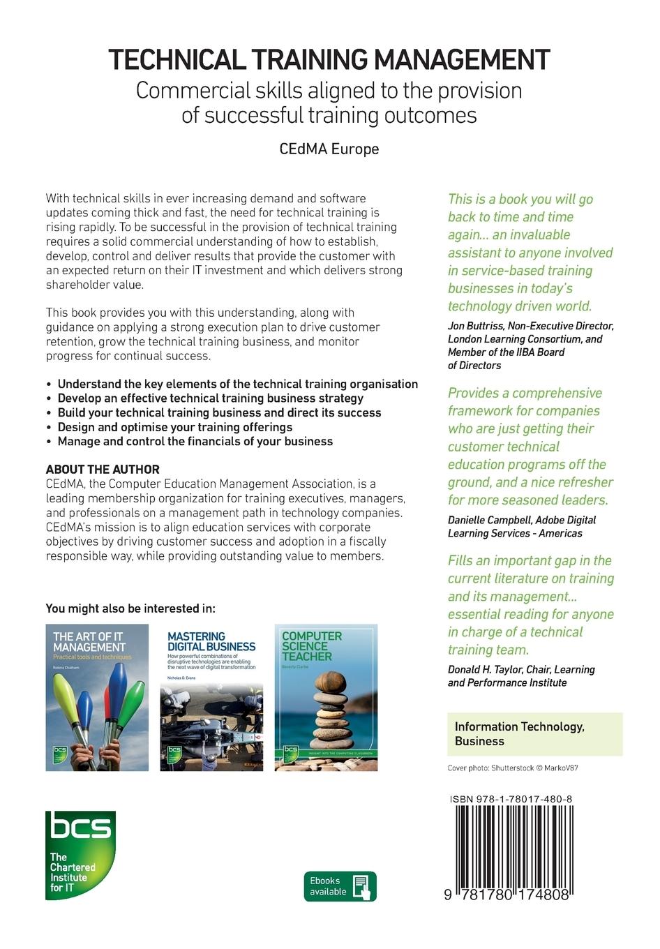 Rückseitencover Technical Training Management