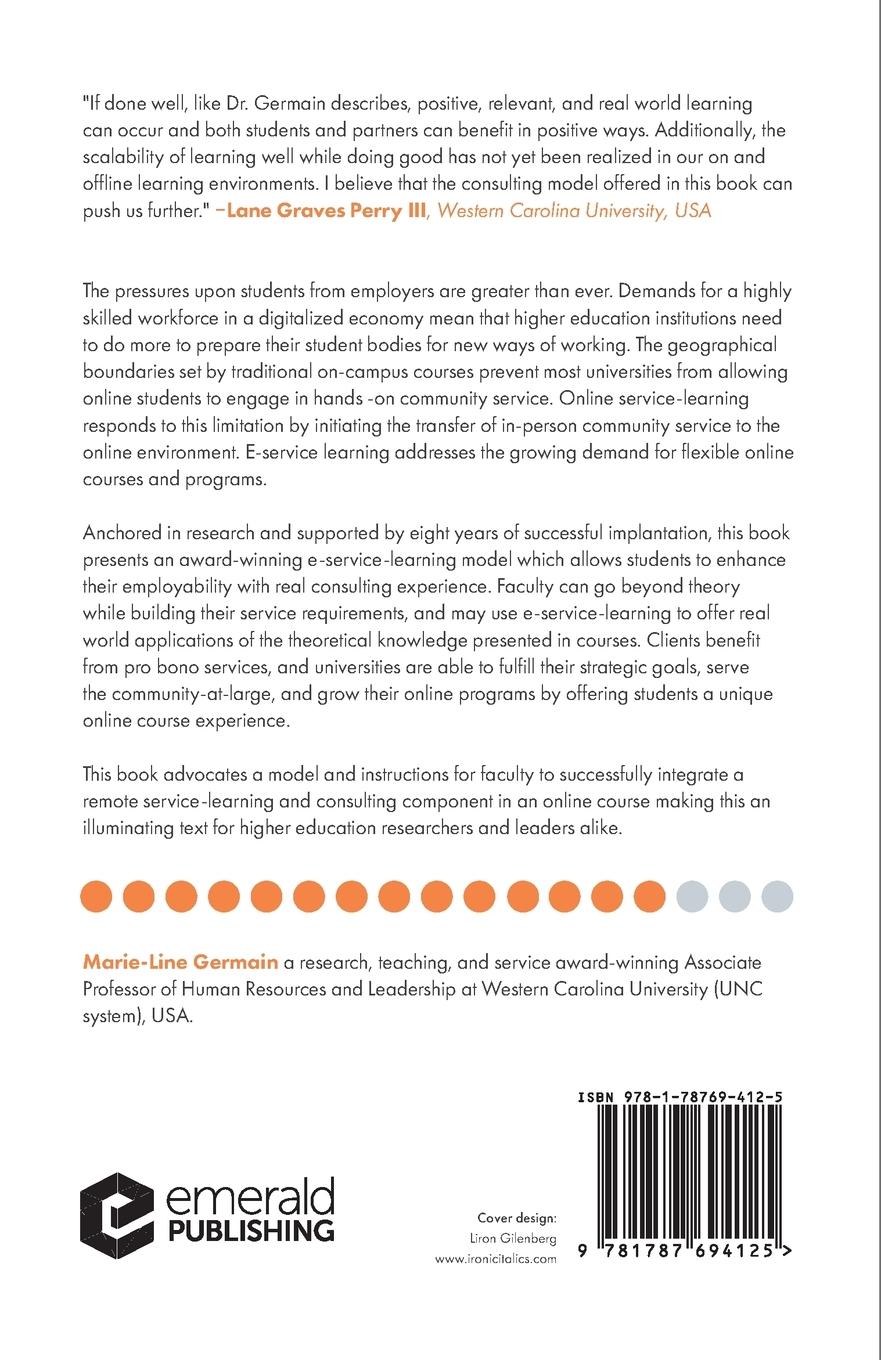 Rückseitencover Integrating Service-Learning and Consulting in Distance Education