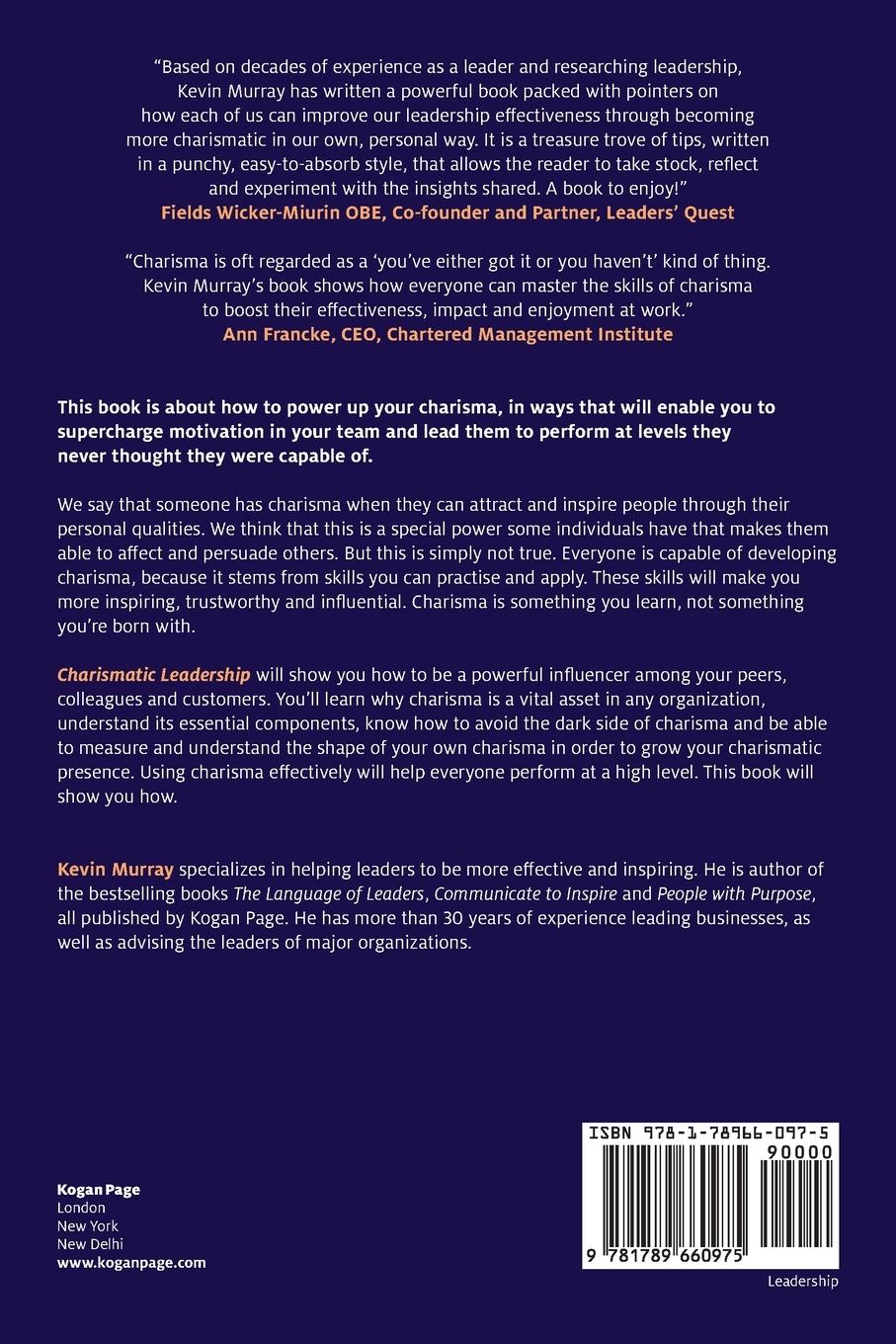 Rückseitencover Charismatic Leadership