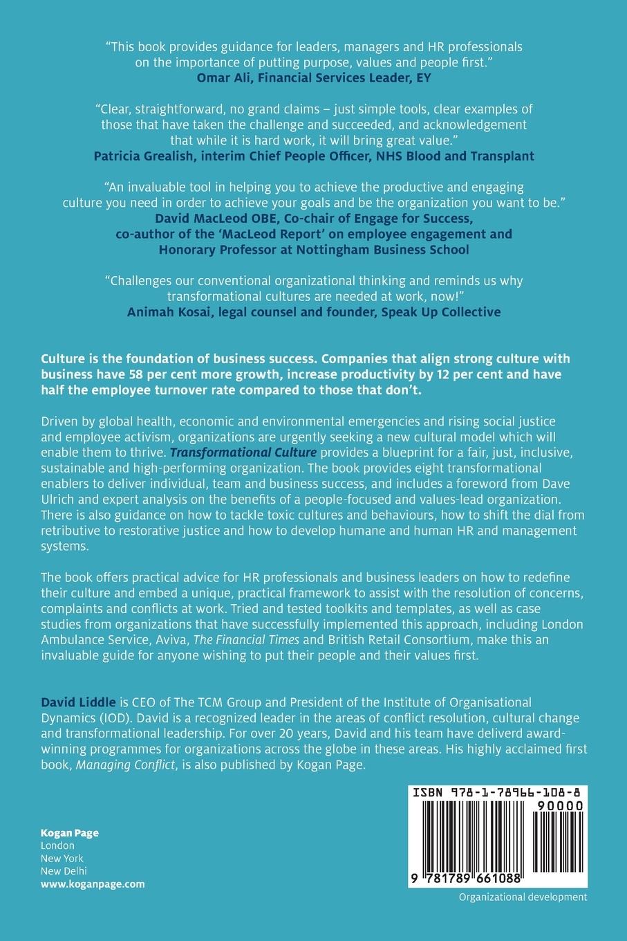 Rückseitencover Transformational Culture